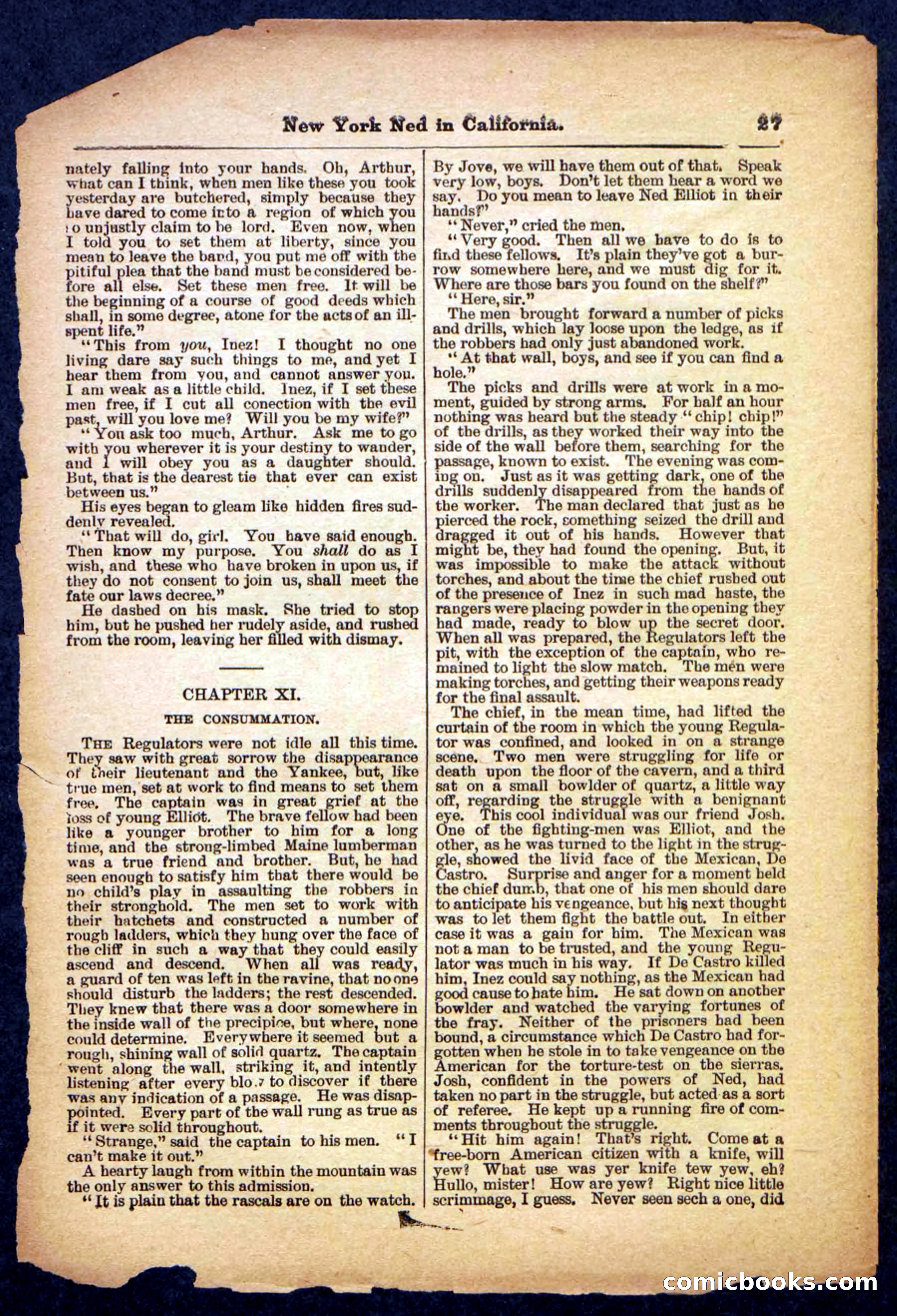 Beadle's Pocket Library No. 482 — page 27 of 32