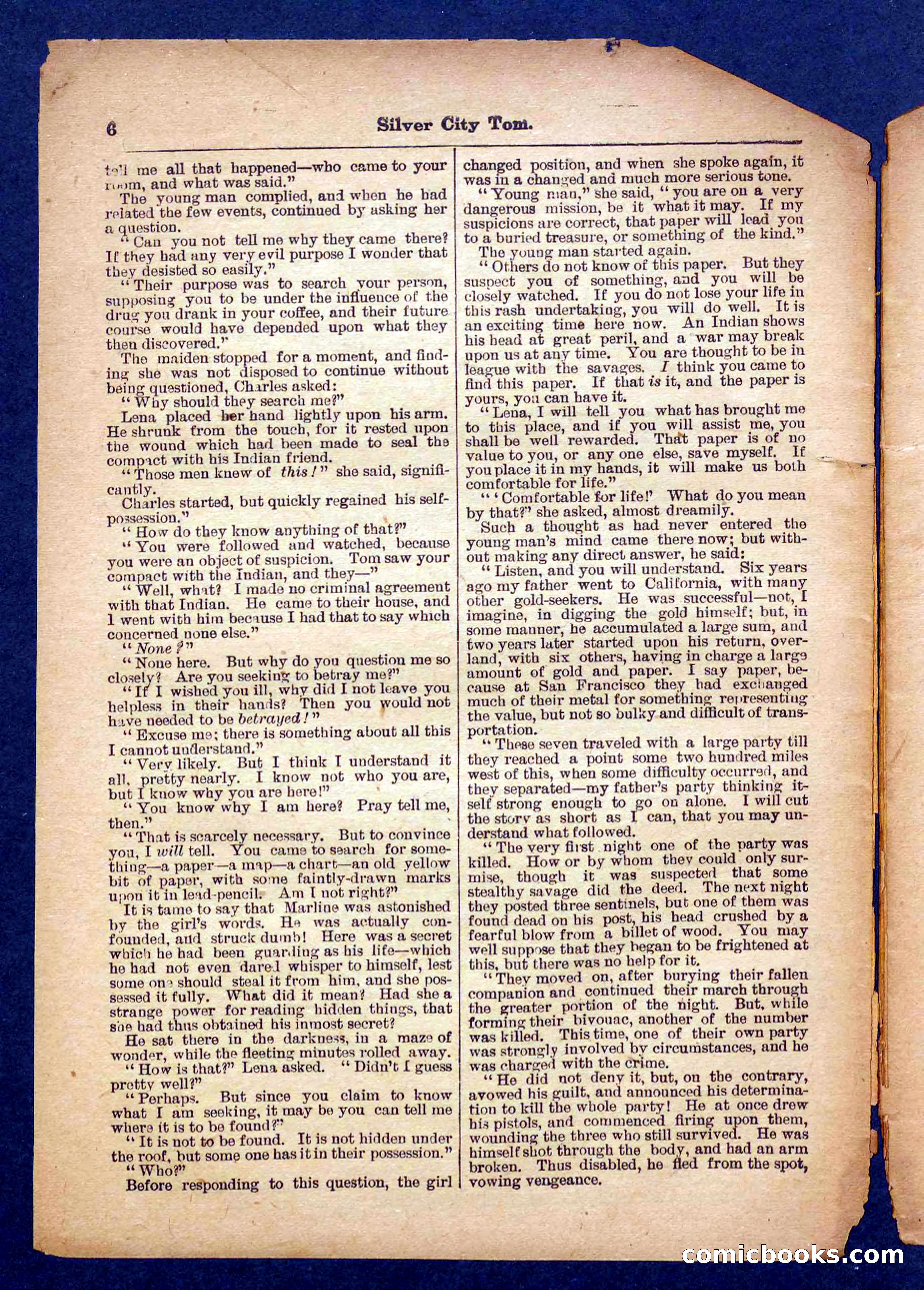 Beadle's Pocket Library No. 484 — page 6 of 32