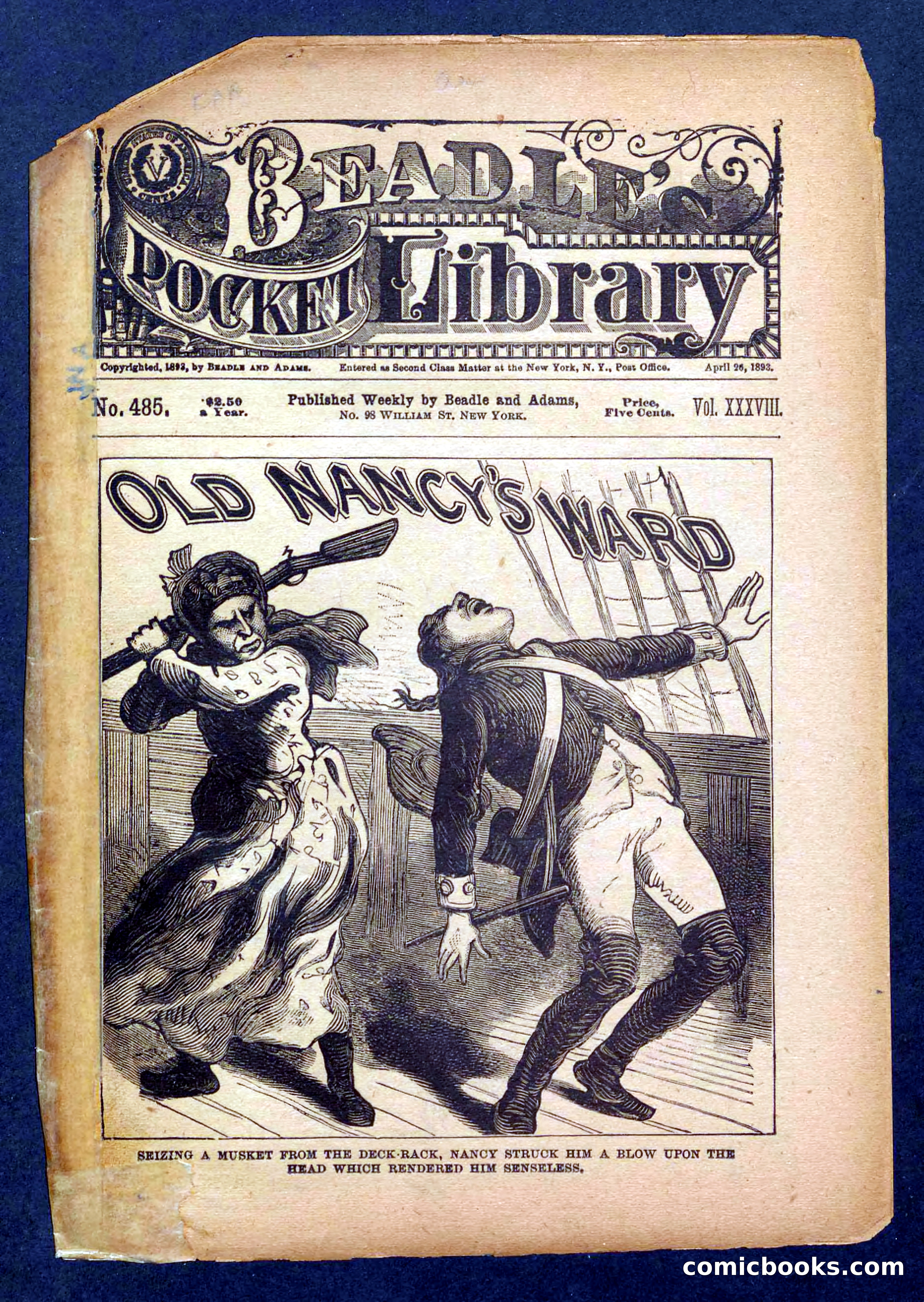Beadle's Pocket Library No. 485