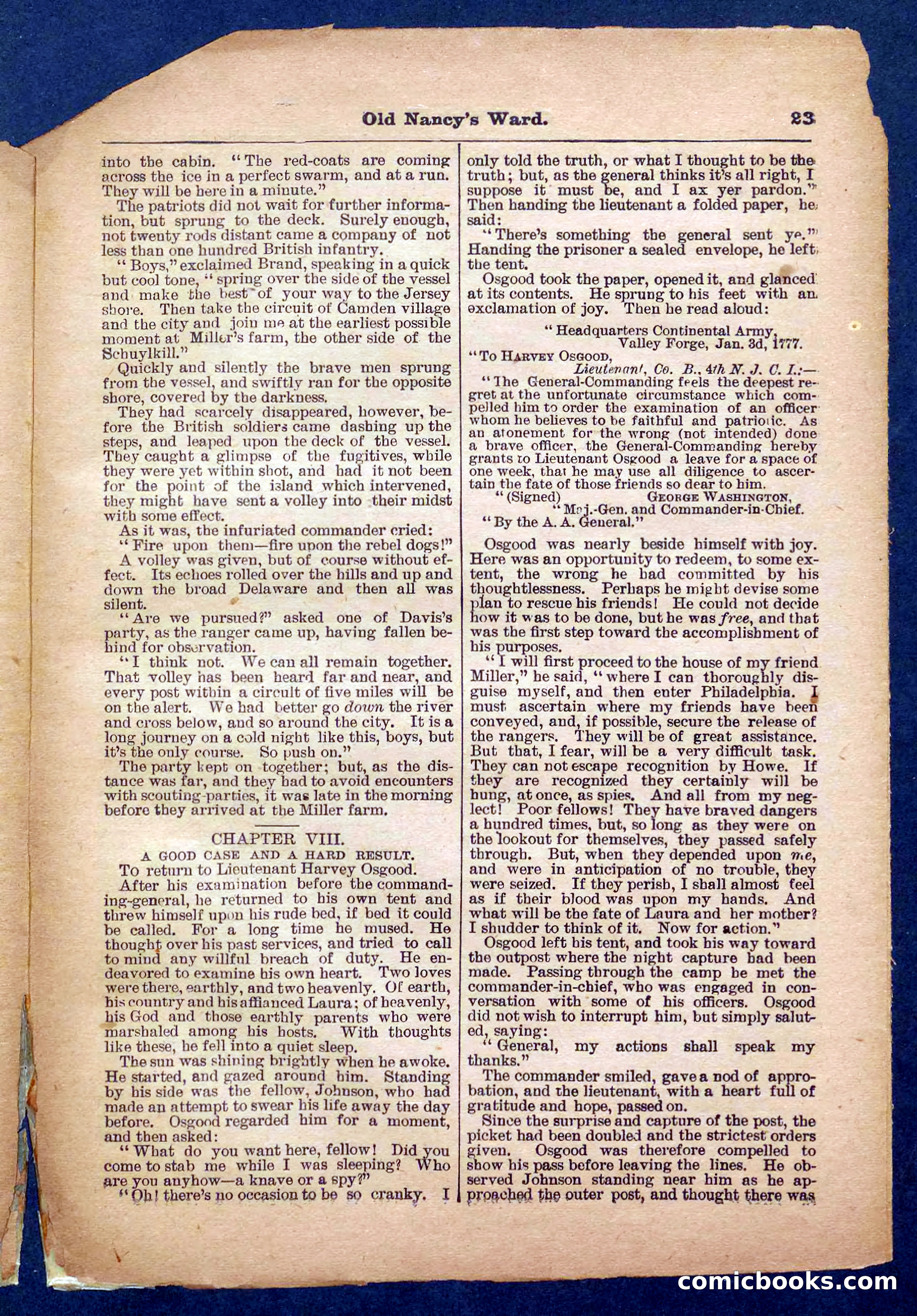 Beadle's Pocket Library No. 485 — page 23 of 32