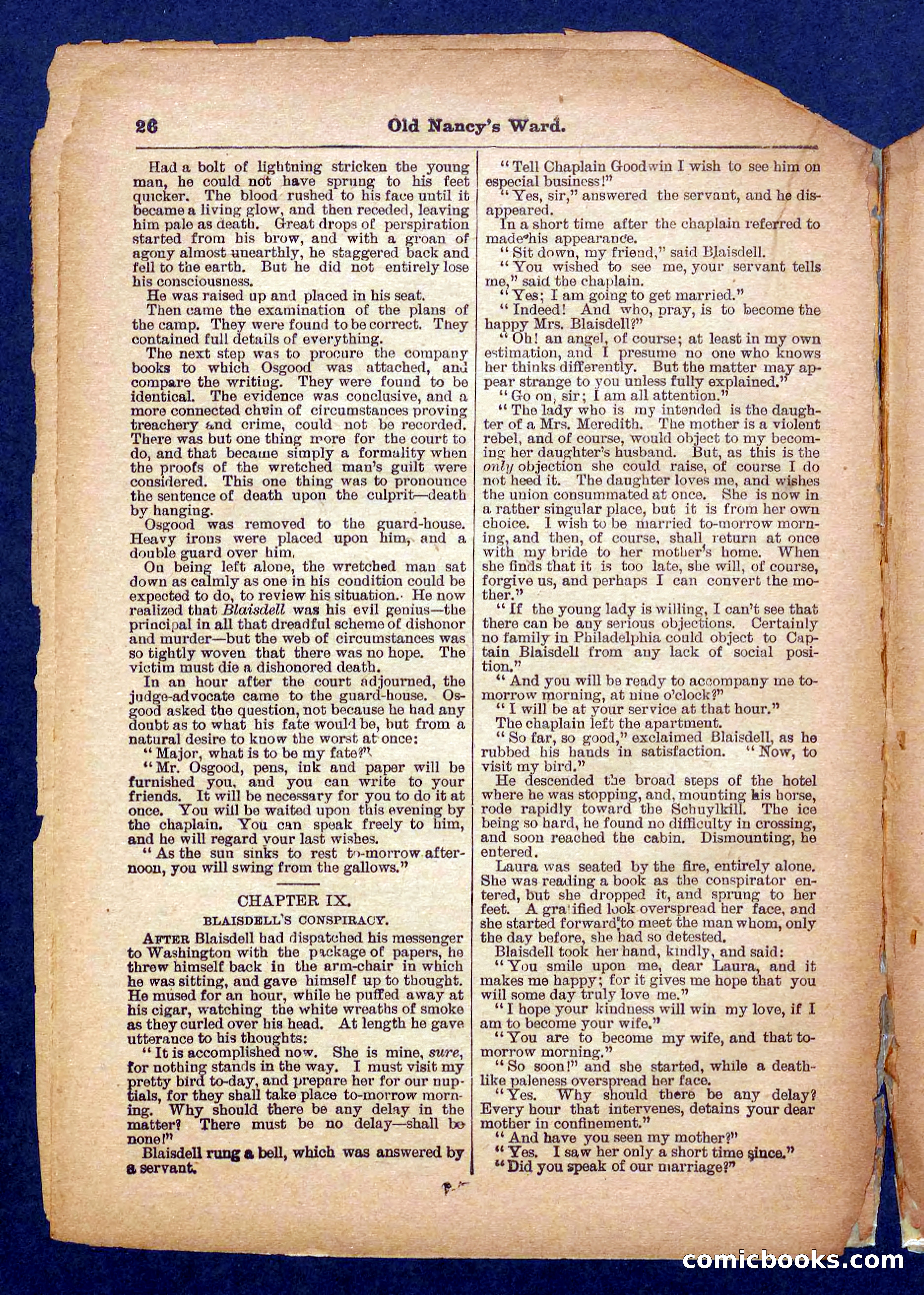 Beadle's Pocket Library No. 485 — page 26 of 32