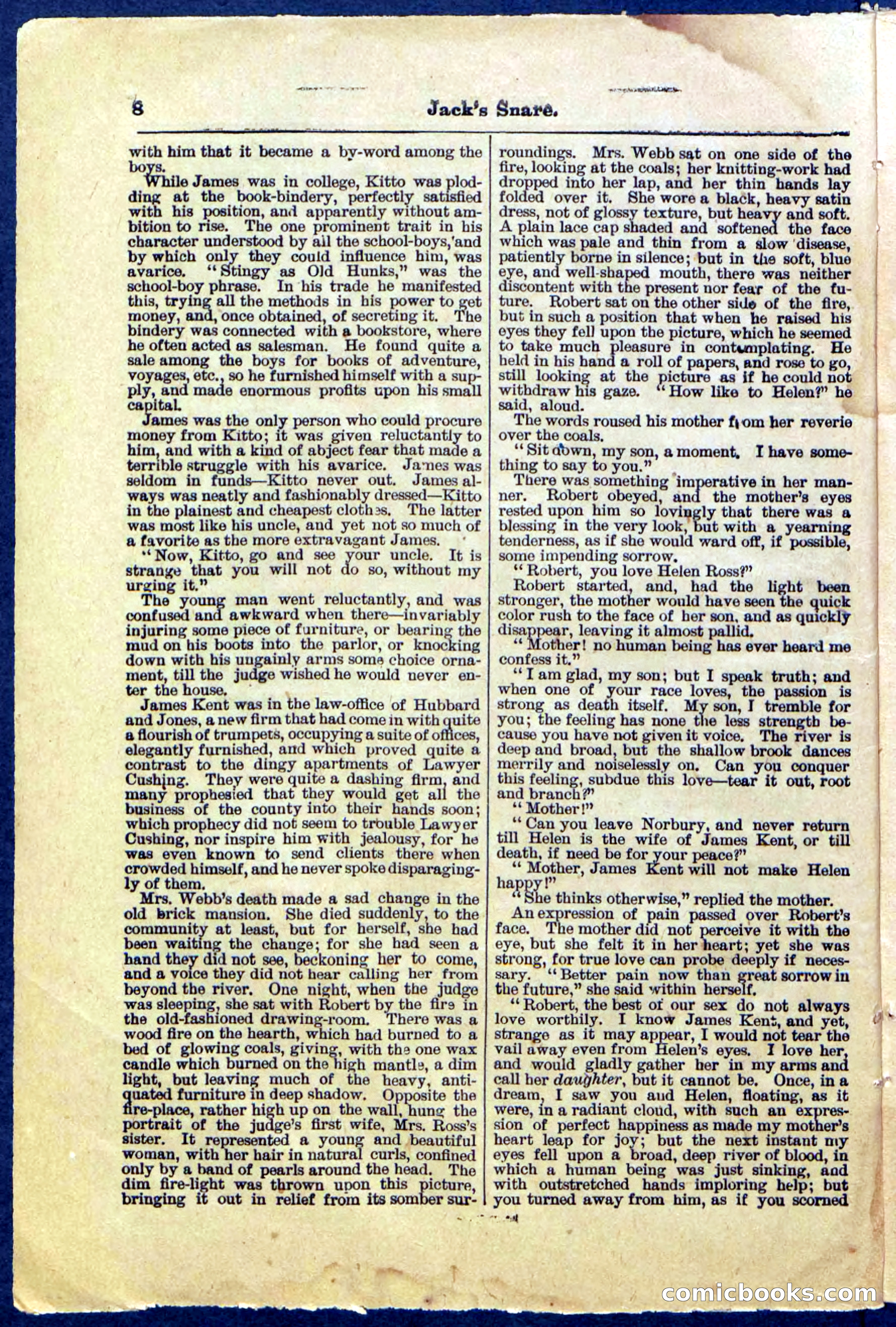 Beadle's Pocket Library No. 487: 'Jack's Snare' — page 8 of 32