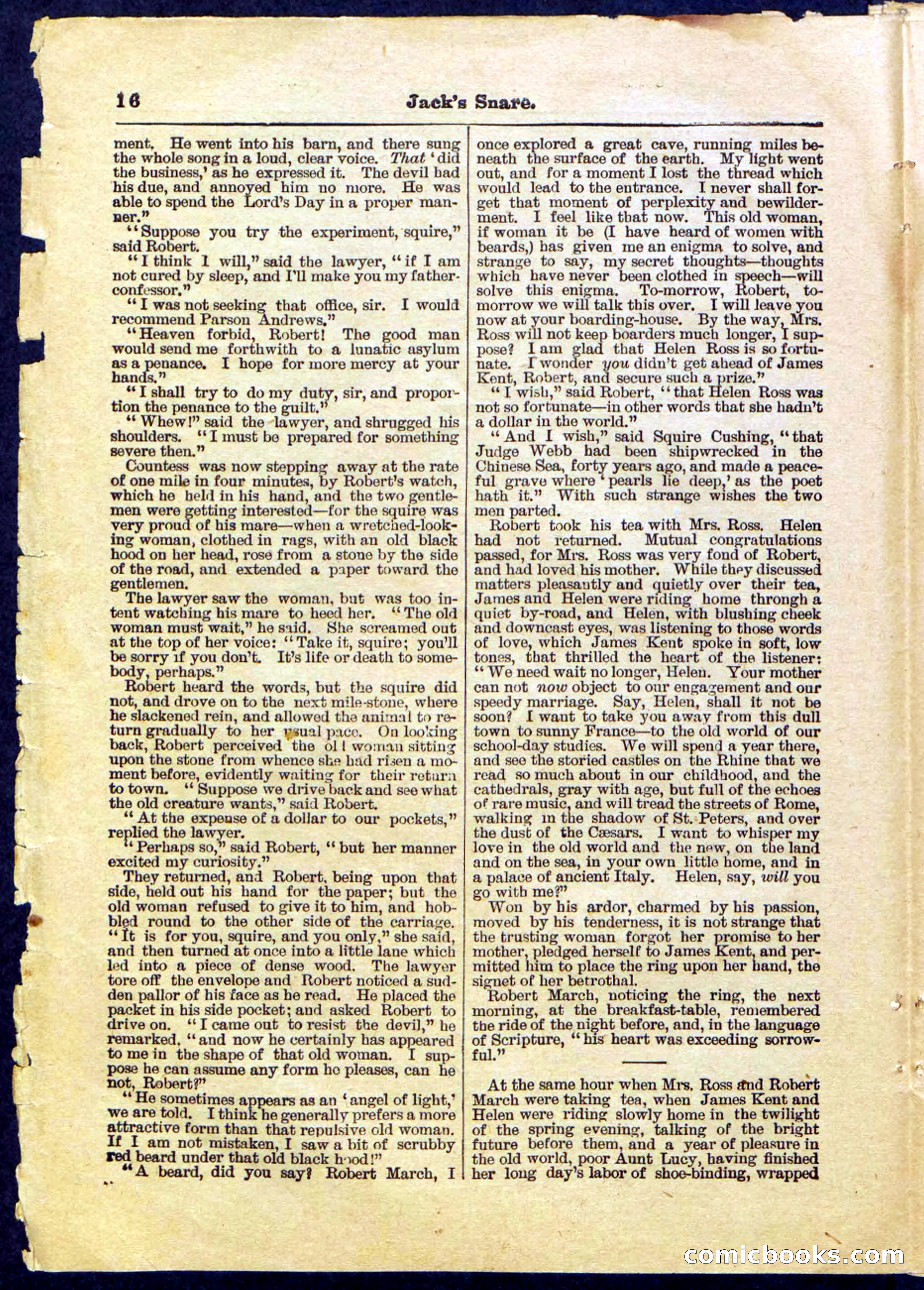 Beadle's Pocket Library No. 487: 'Jack's Snare' — page 16 of 32