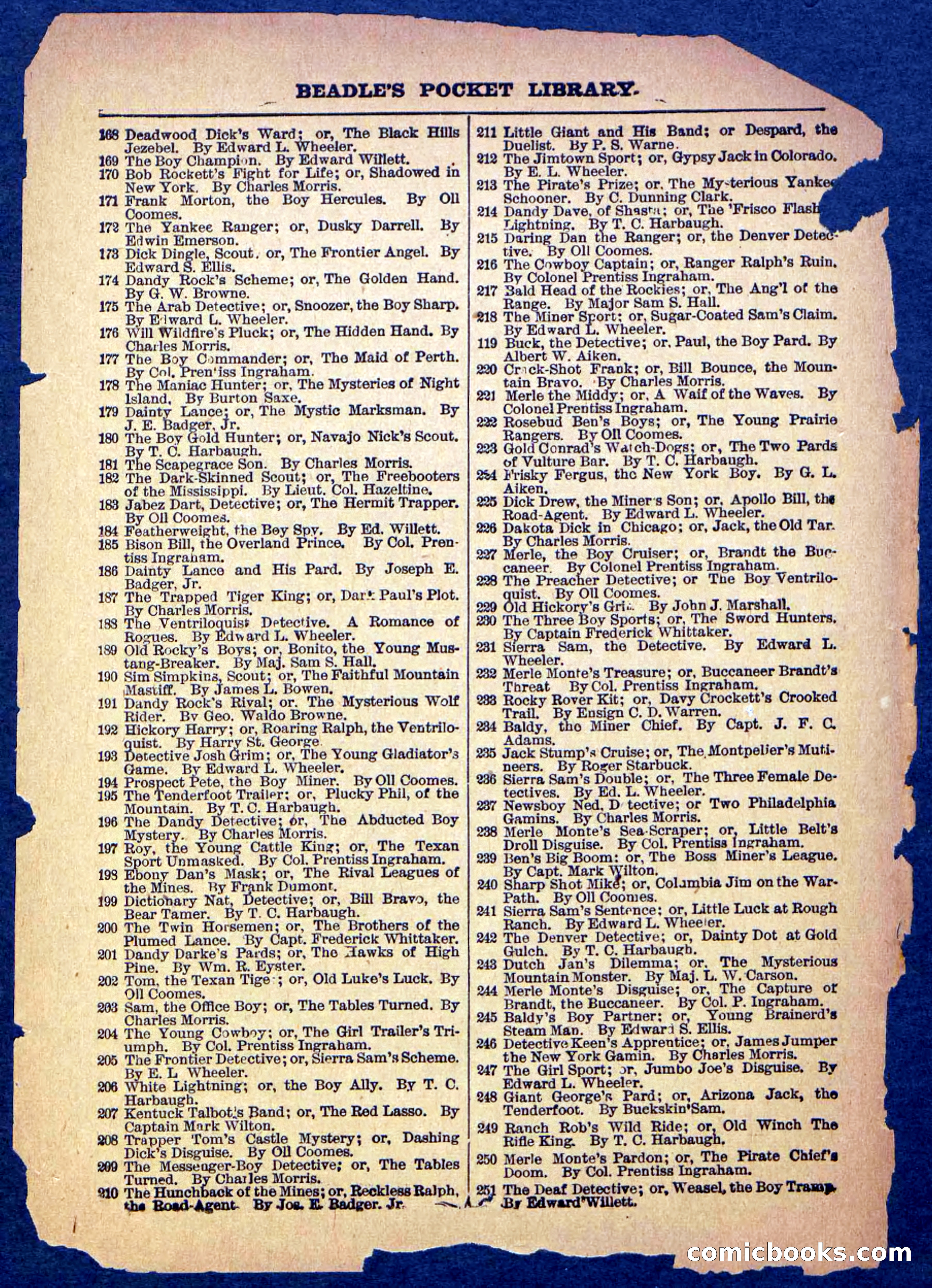 Beadle's Pocket Library No. 489: Old Crossfire's Crisis — page 30 of 32