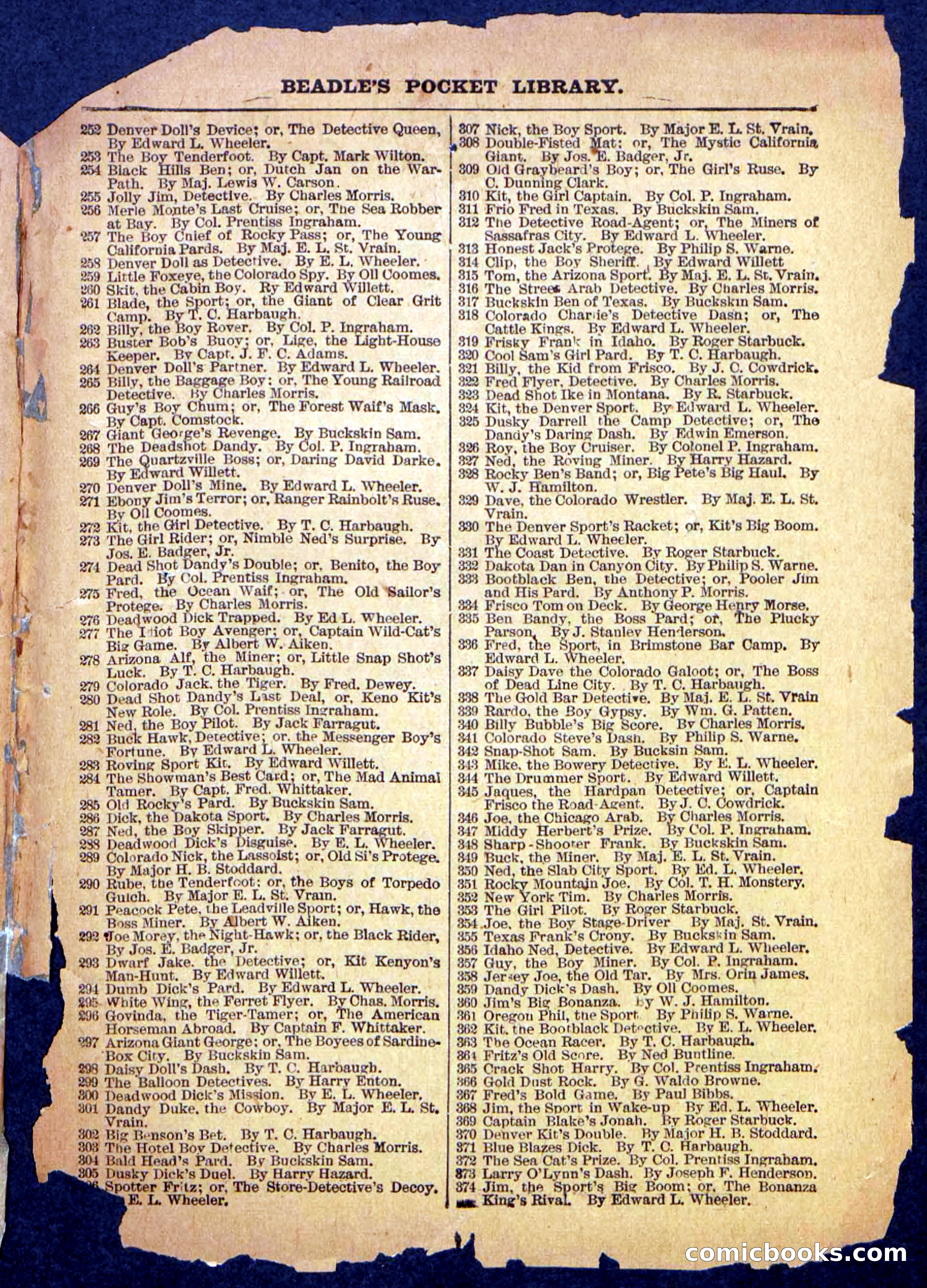 Beadle's Pocket Library No. 489: Old Crossfire's Crisis — page 31 of 32