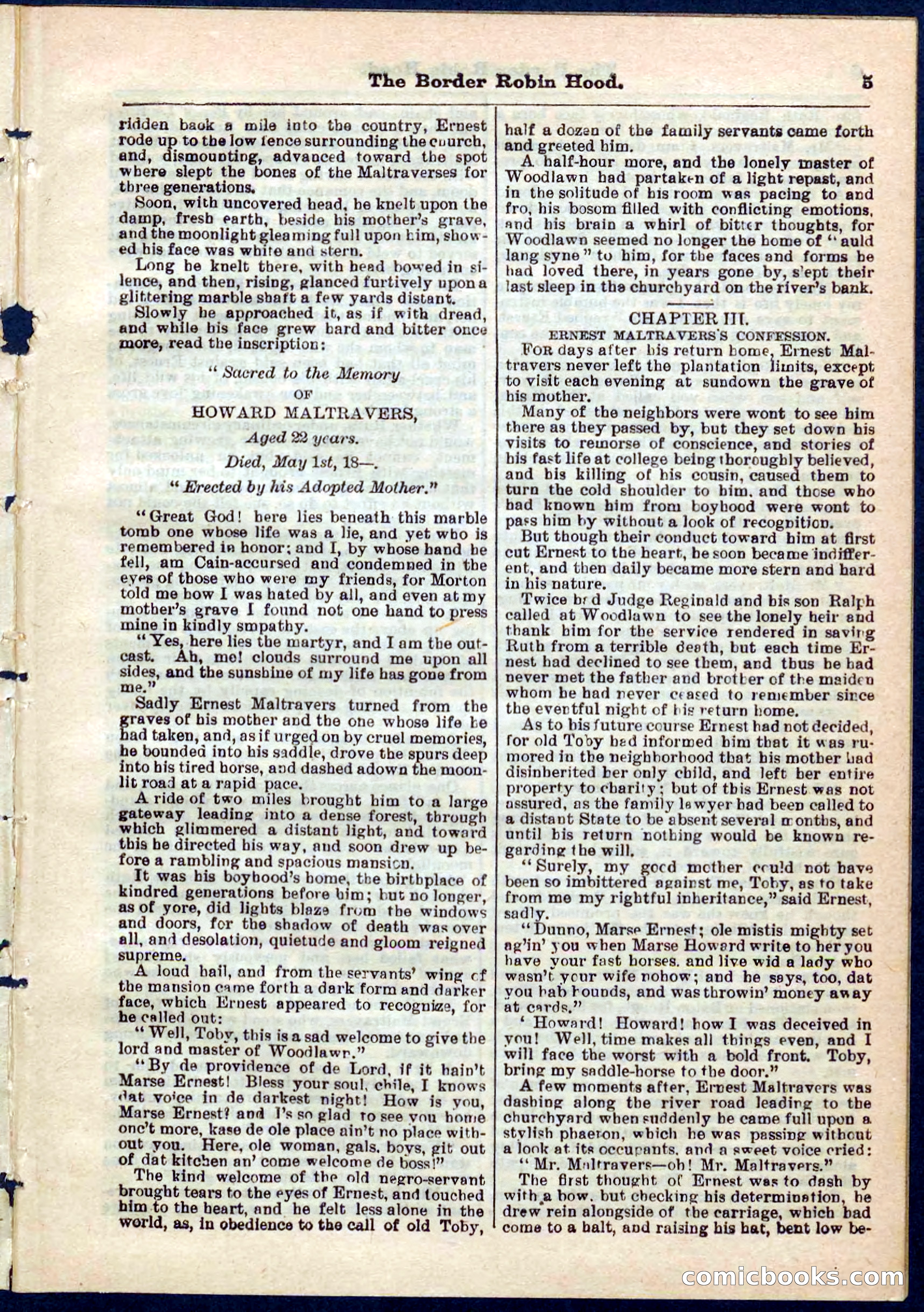 The Border Robin Hood; or, The Prairie Rover — page 5 of 32