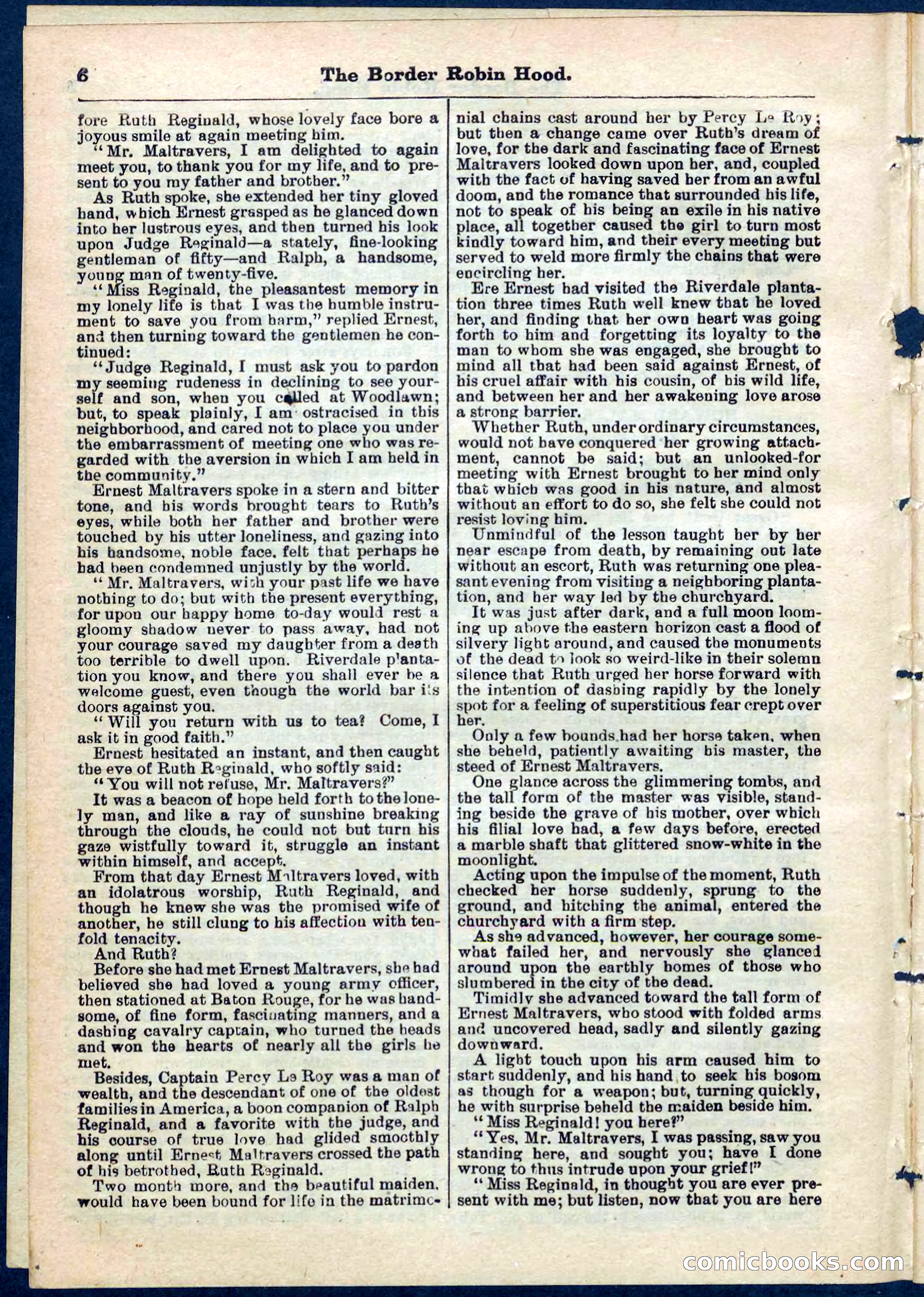 The Border Robin Hood; or, The Prairie Rover — page 6 of 32