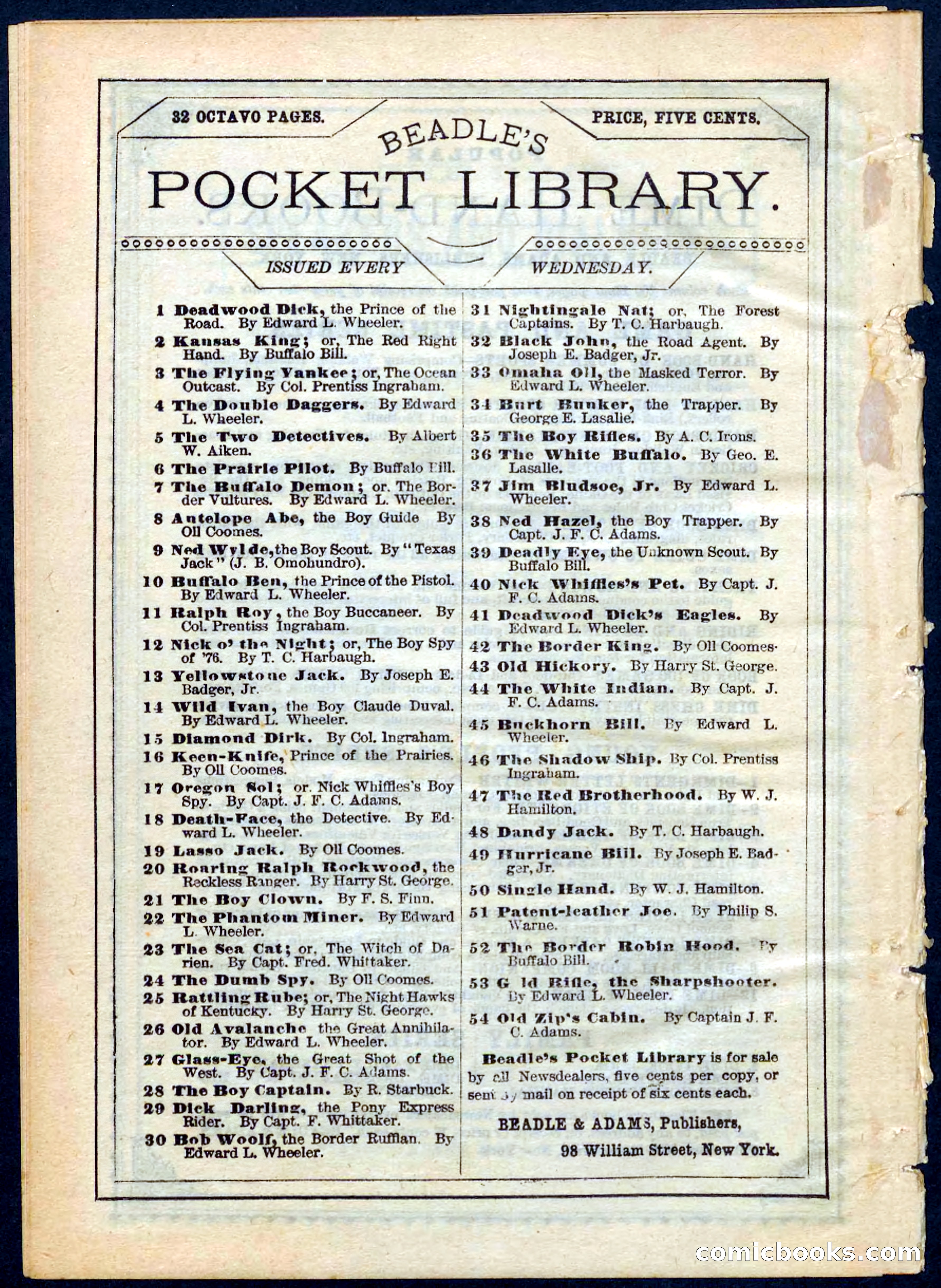 The Border Robin Hood; or, The Prairie Rover — page 32 of 32