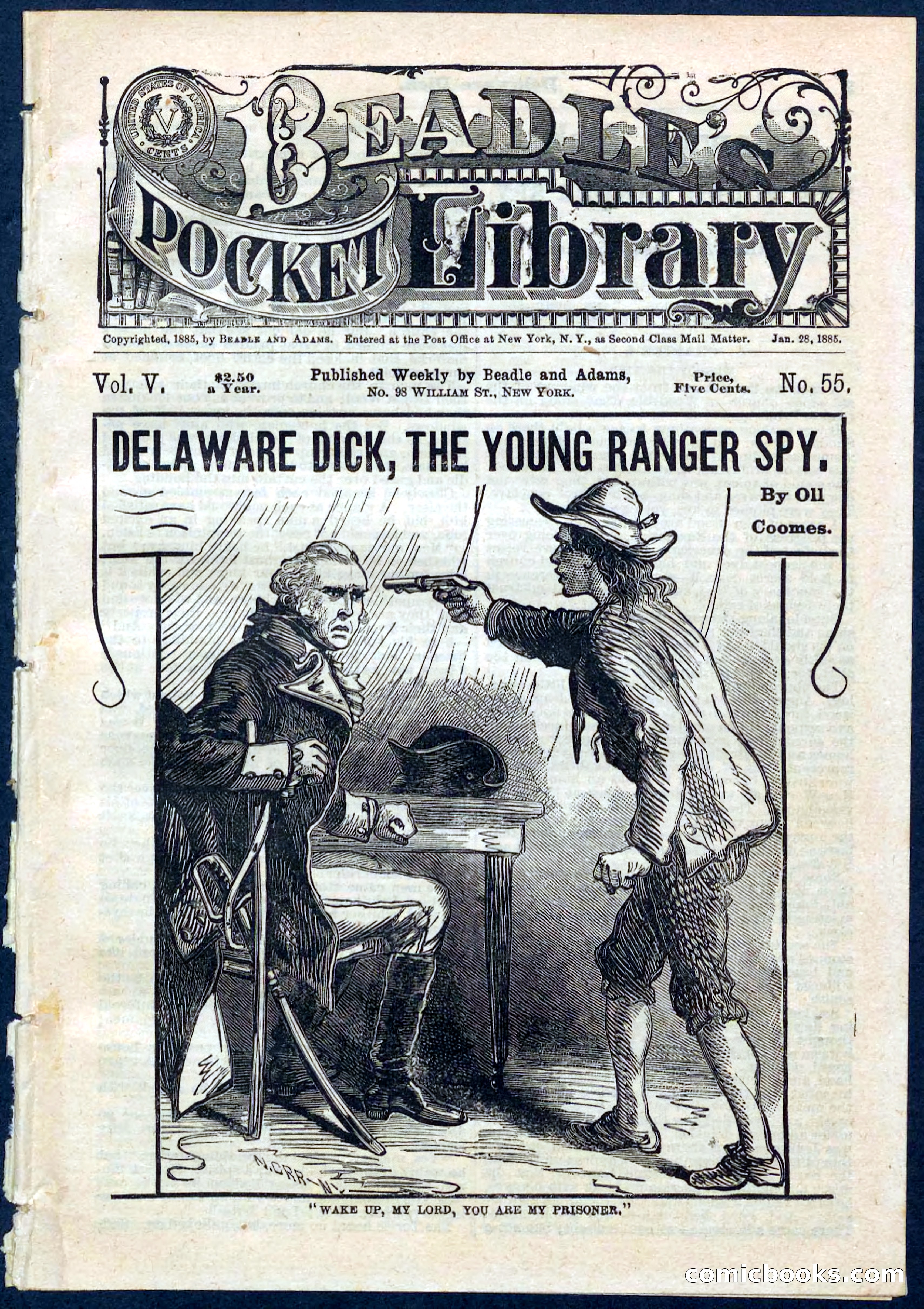 Beadle's Pocket Library, No. 55 — page 1 of 32