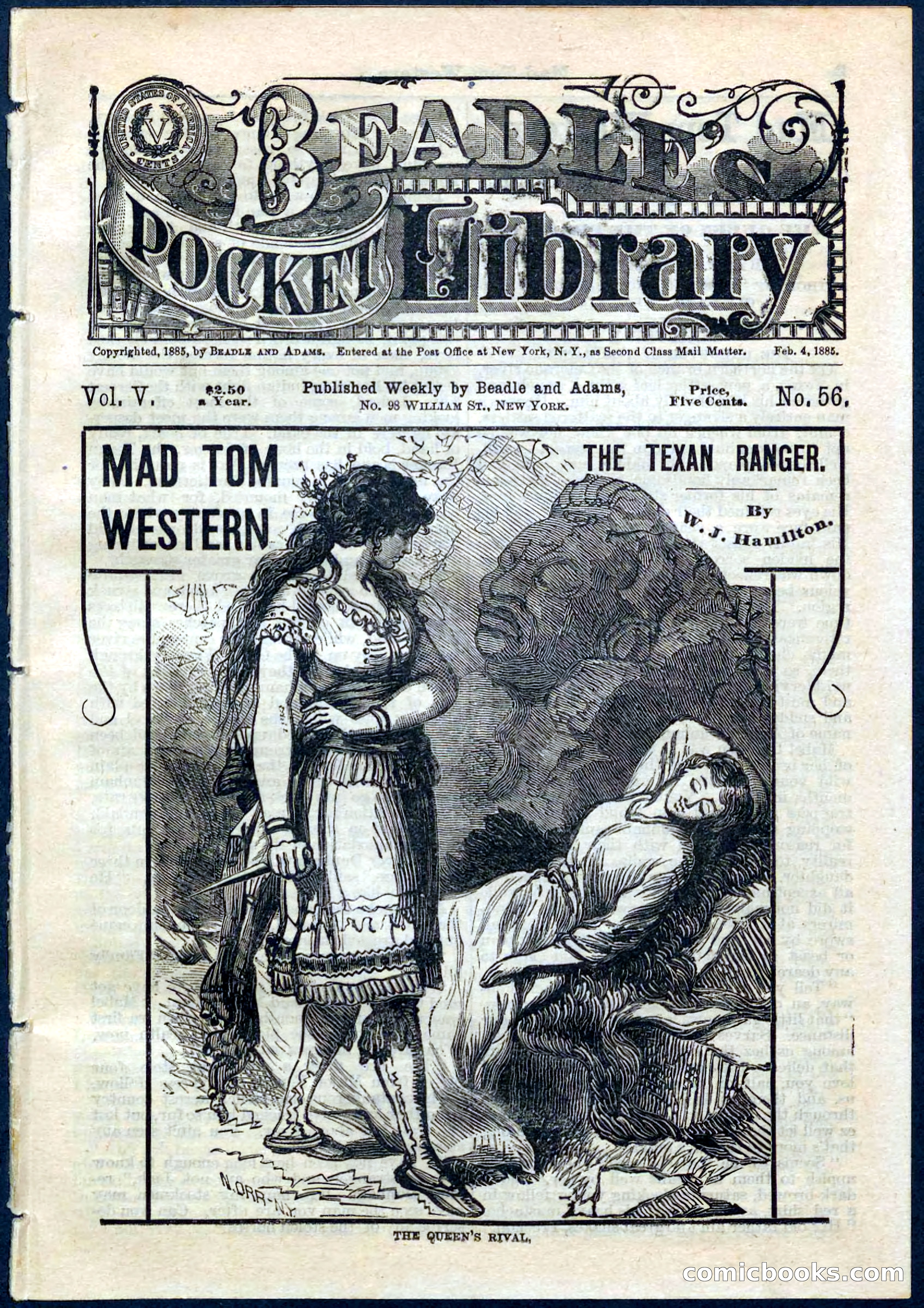 Beadle's Pocket Library No. 56