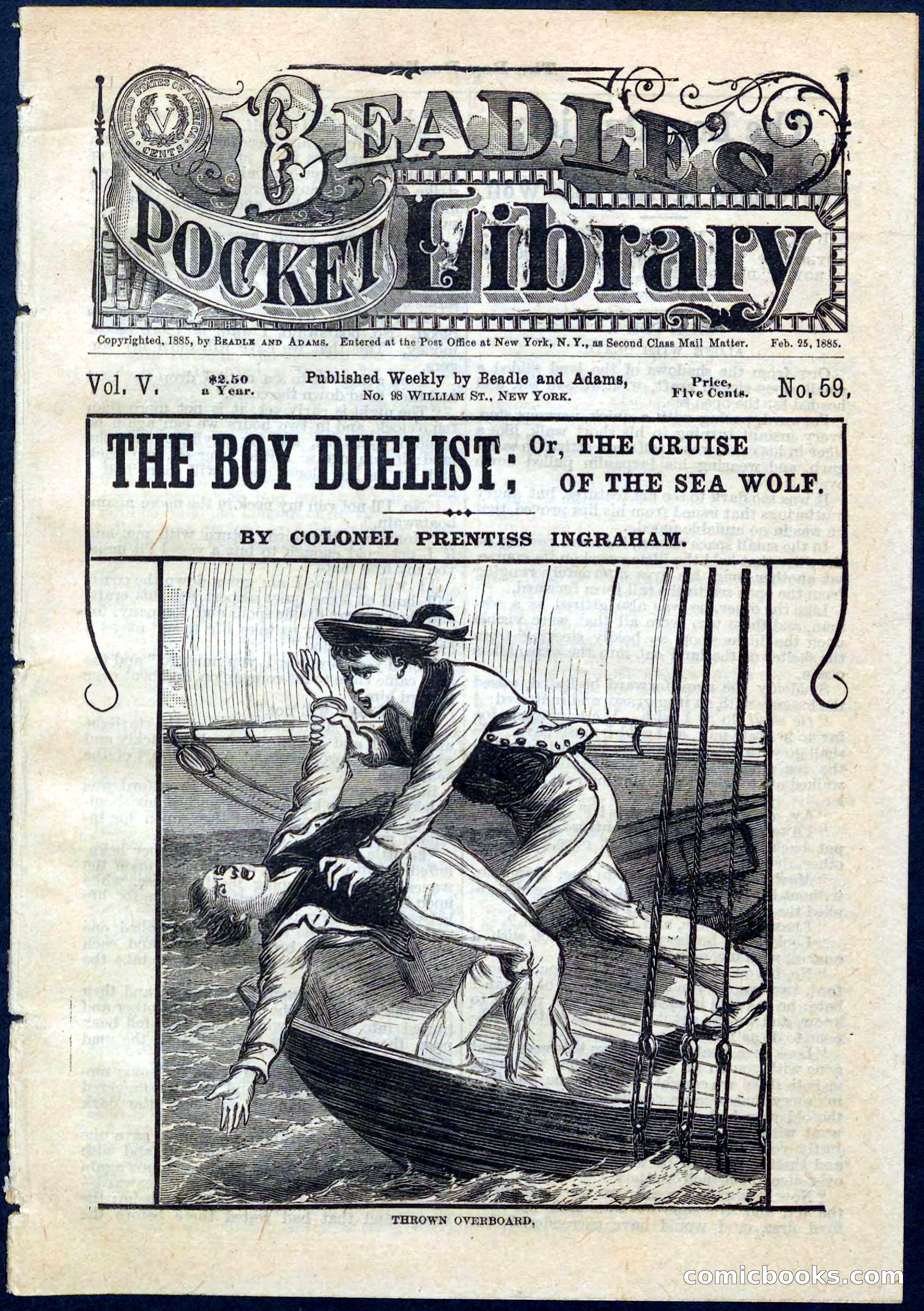 The Boy Duellist; Or, The Cruise of the Sea Wolf — page 1 of 32