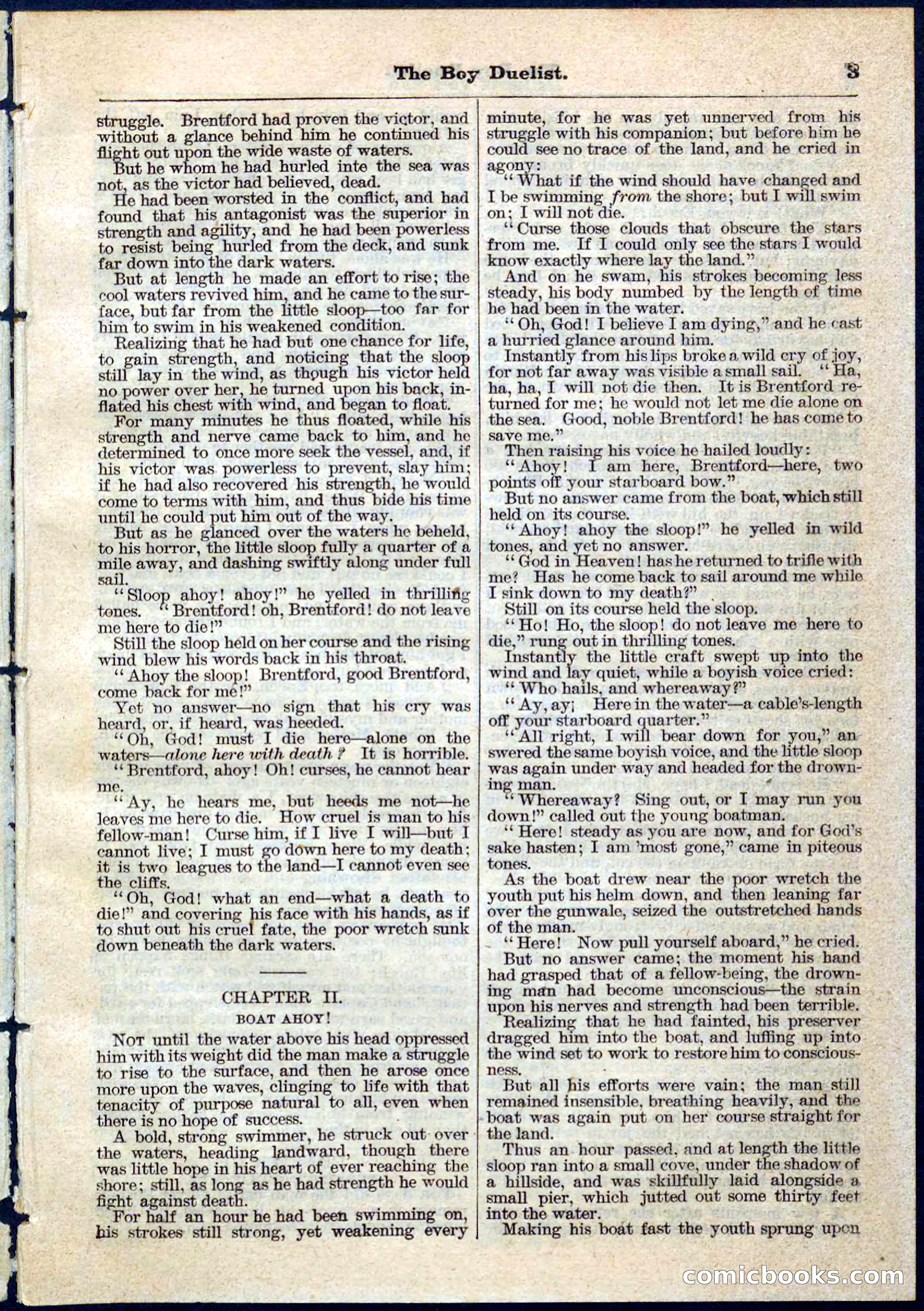 The Boy Duellist; Or, The Cruise of the Sea Wolf — page 3 of 32