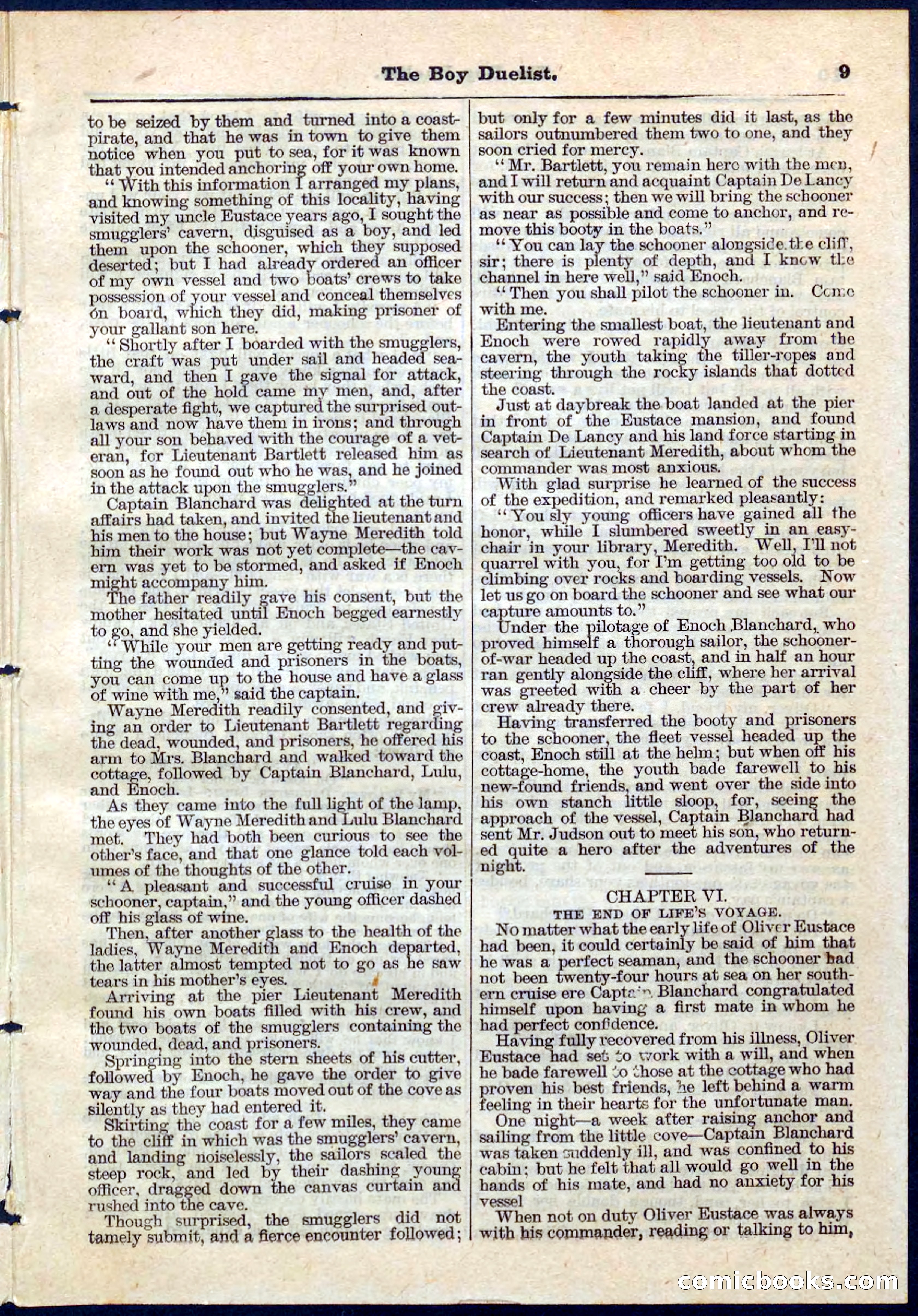 The Boy Duellist; Or, The Cruise of the Sea Wolf — page 9 of 32
