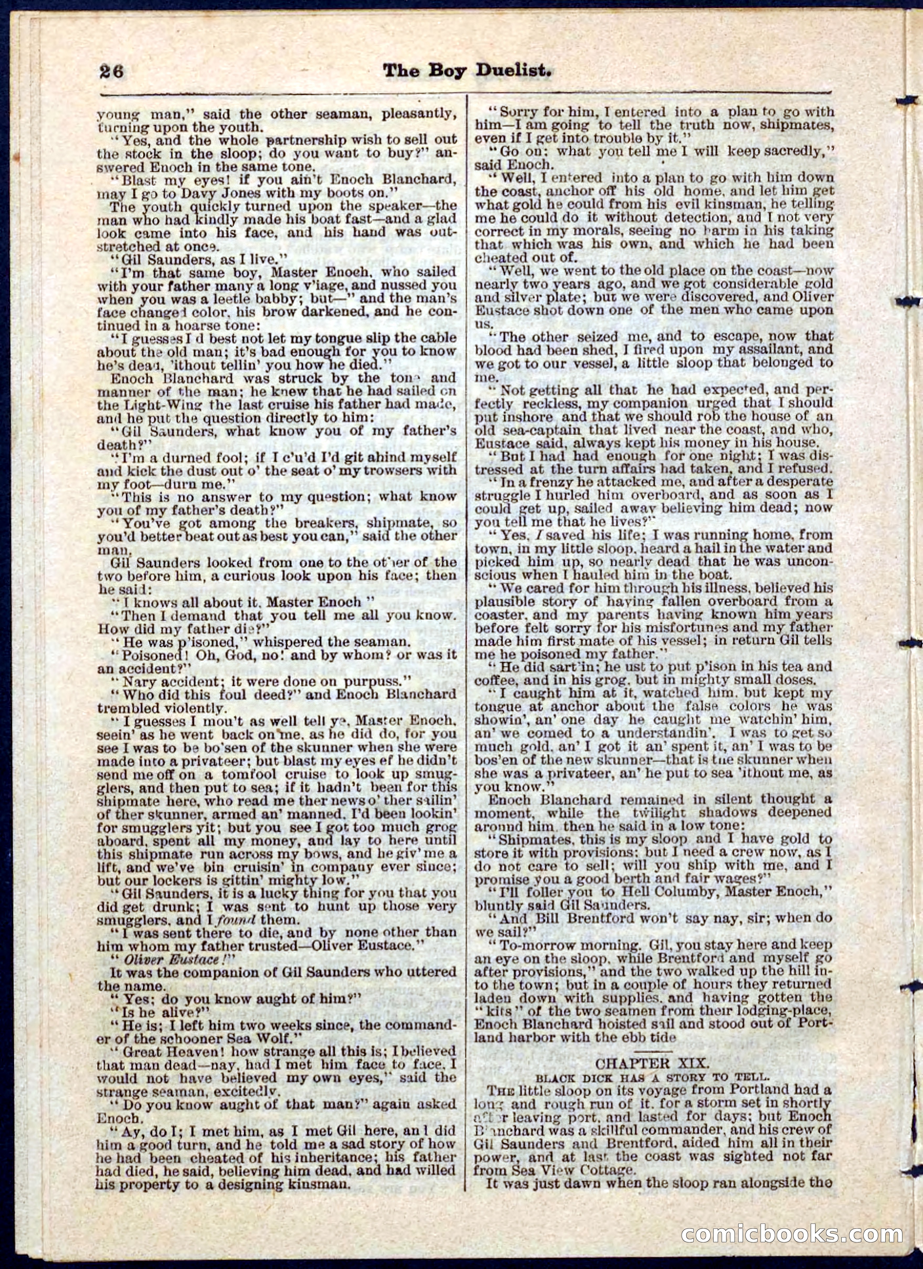 The Boy Duellist; Or, The Cruise of the Sea Wolf — page 26 of 32