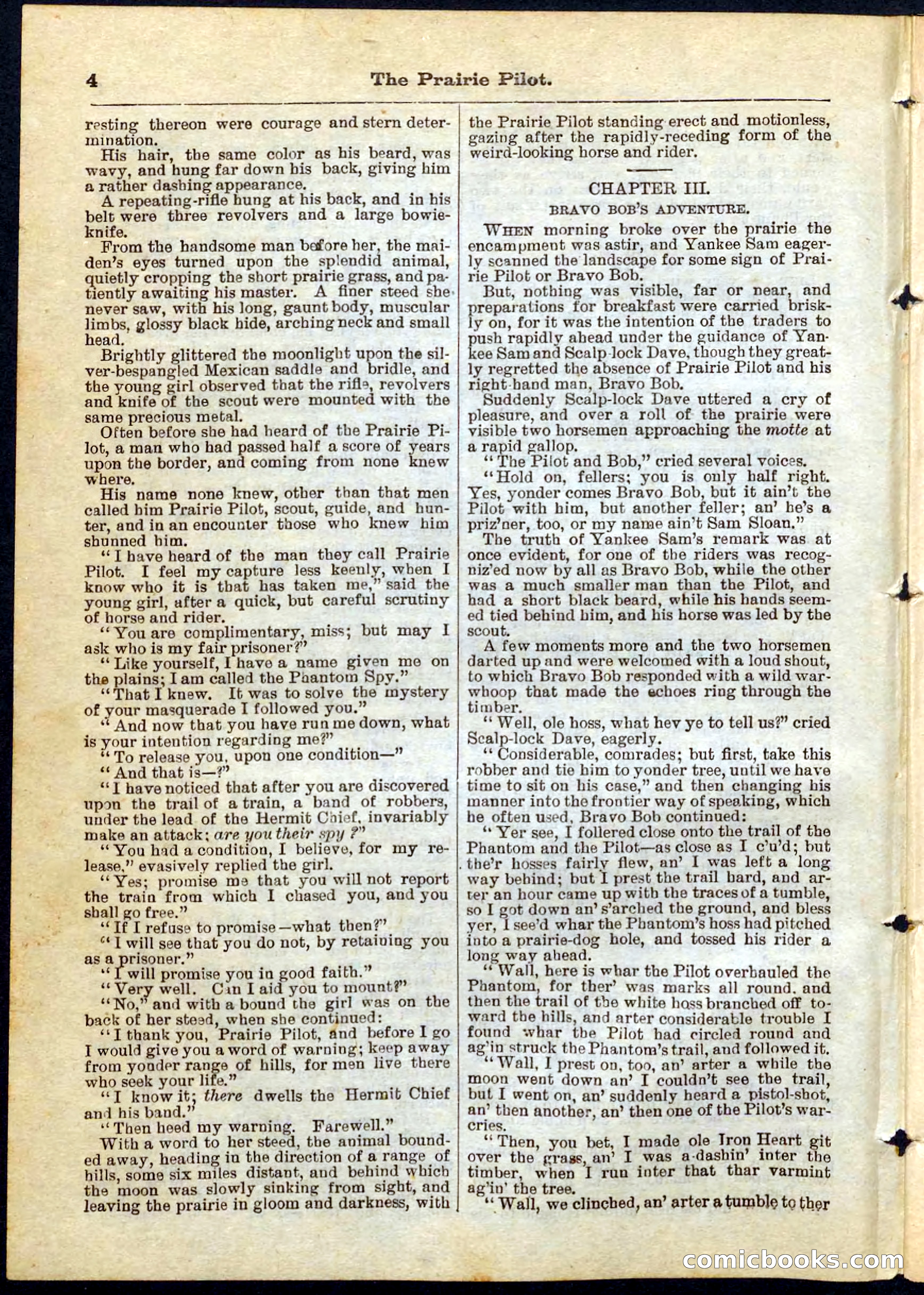 The Prairie Pilot; or, The Phantom Spy — page 4 of 32