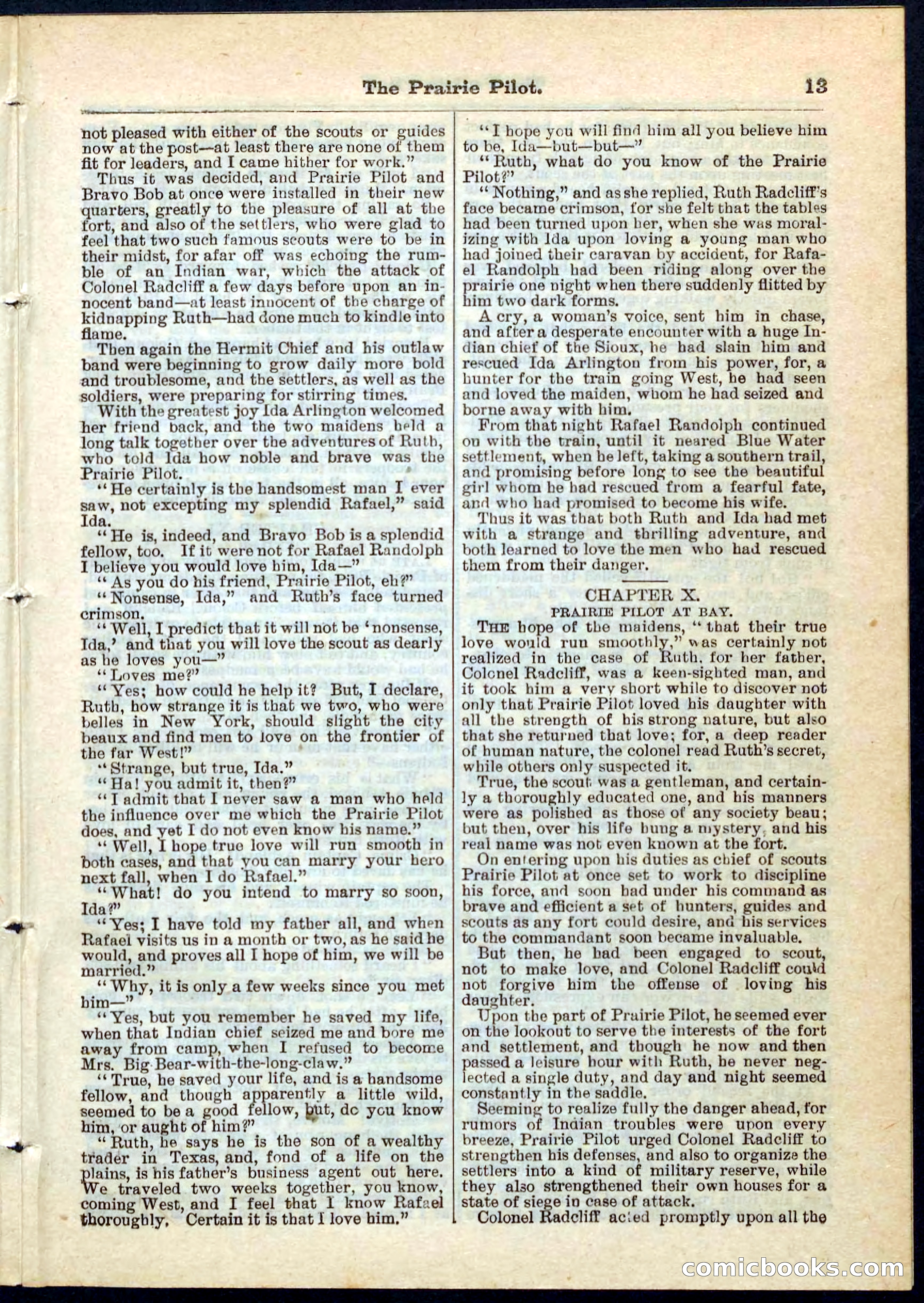 The Prairie Pilot; or, The Phantom Spy — page 13 of 32
