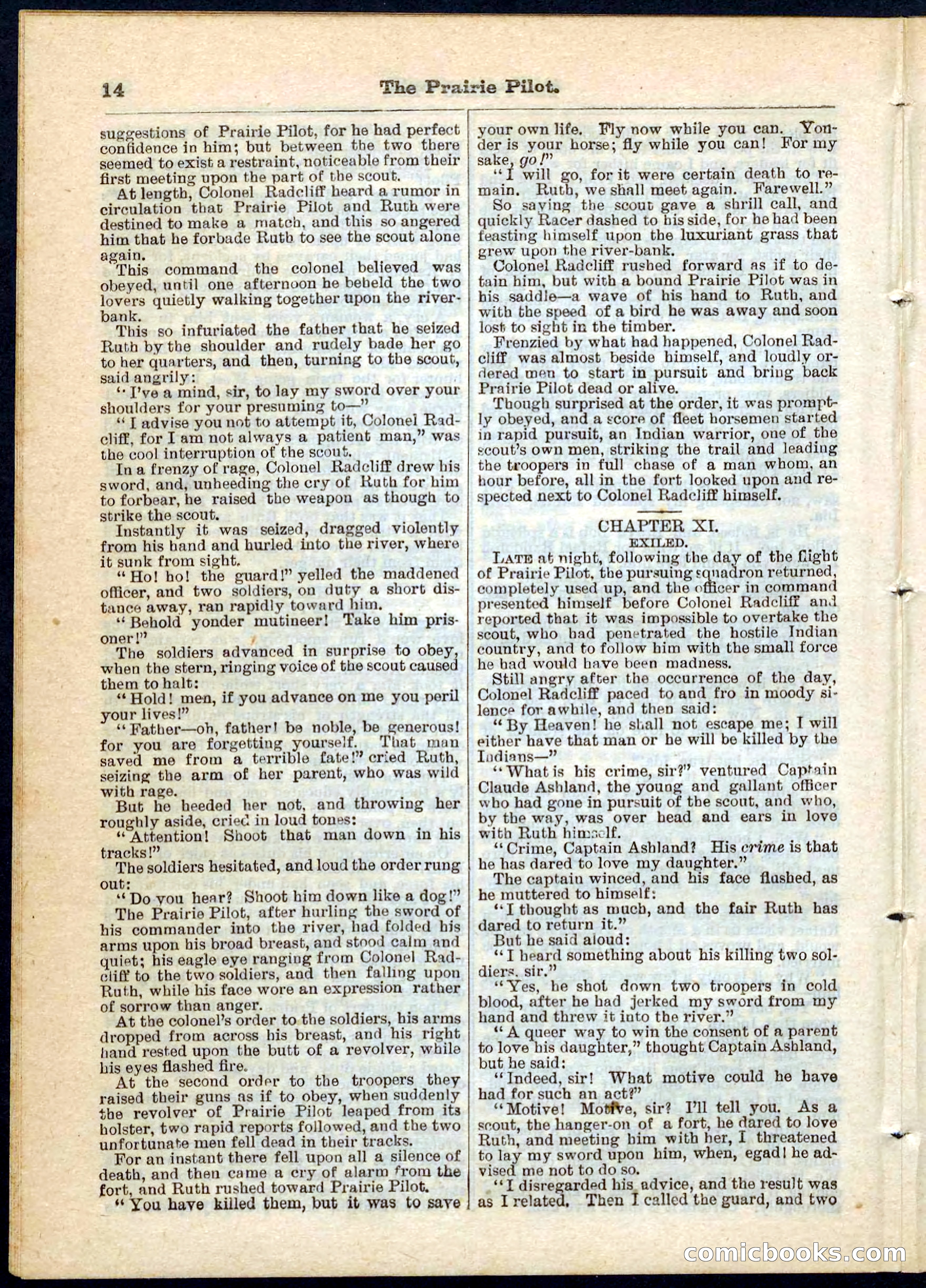The Prairie Pilot; or, The Phantom Spy — page 14 of 32