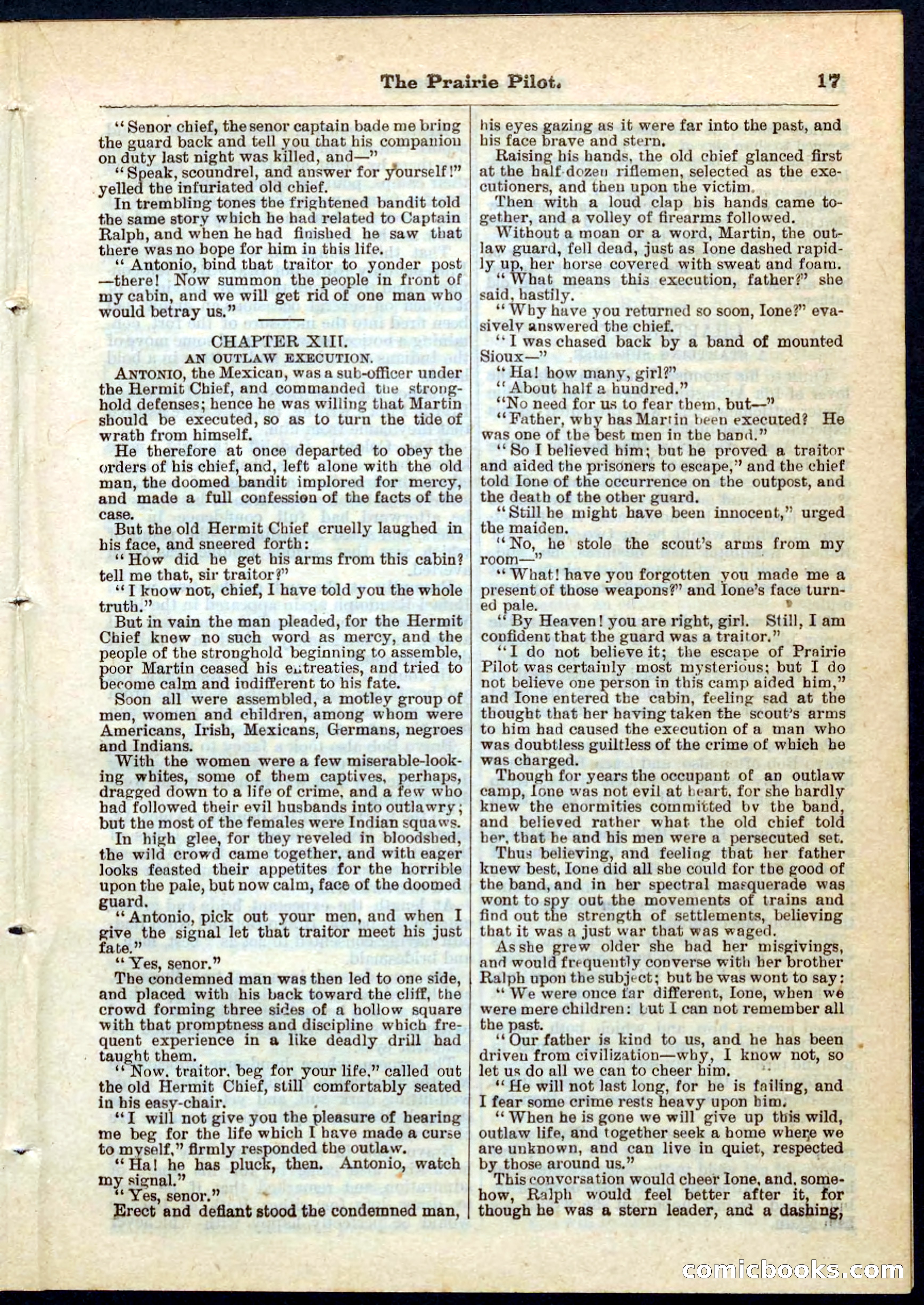 The Prairie Pilot; or, The Phantom Spy — page 17 of 32