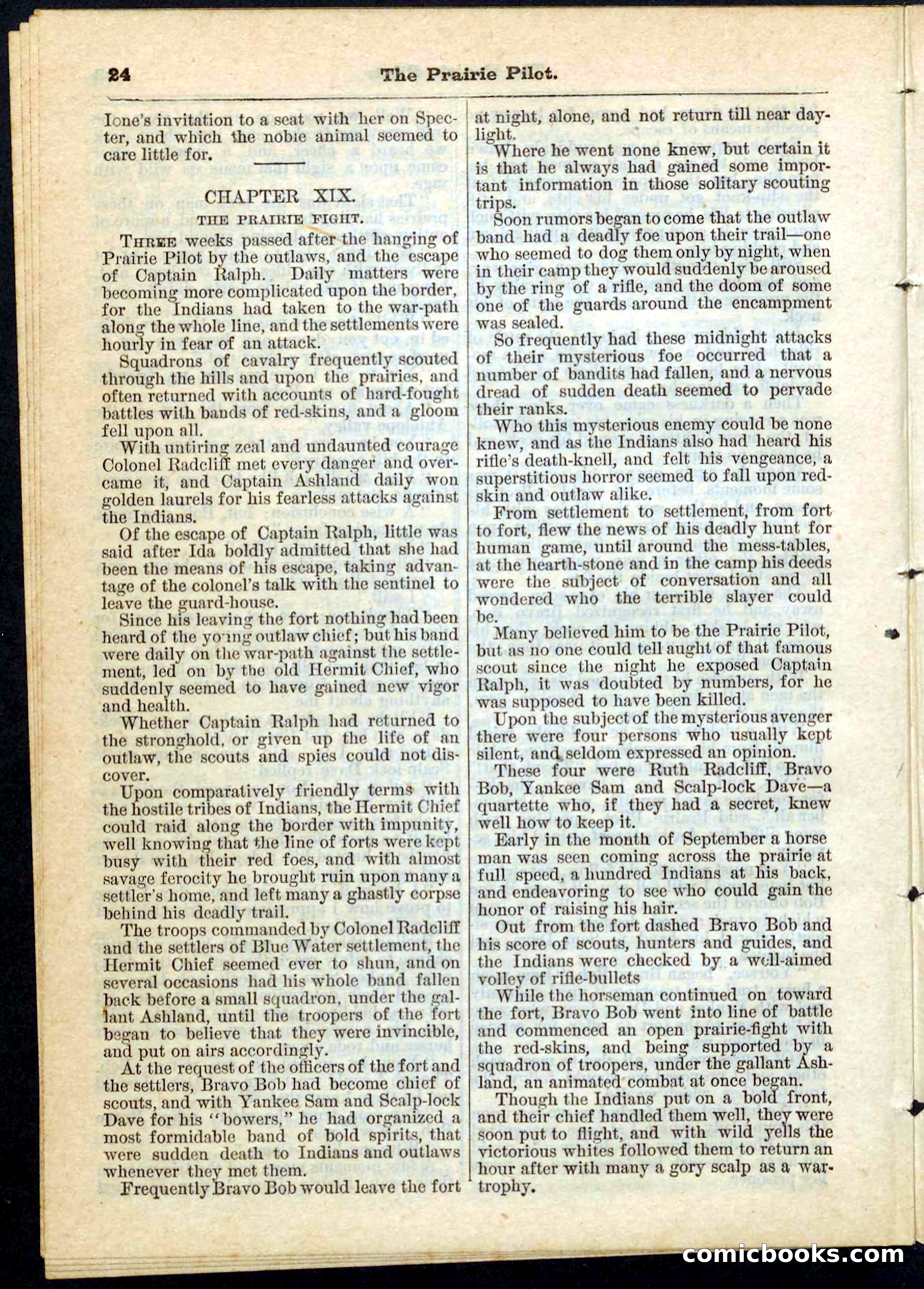 The Prairie Pilot; or, The Phantom Spy — page 24 of 32