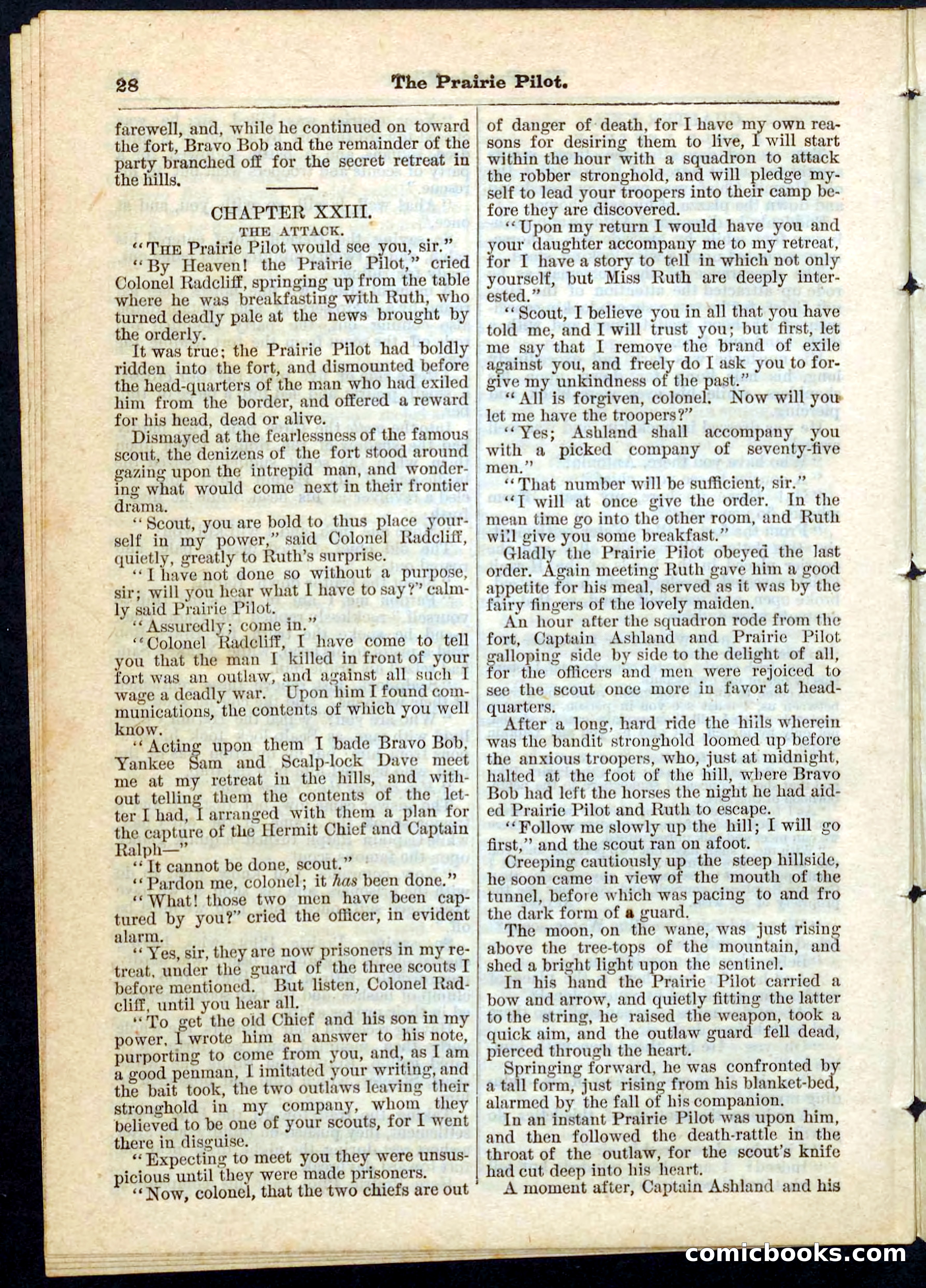 The Prairie Pilot; or, The Phantom Spy — page 28 of 32