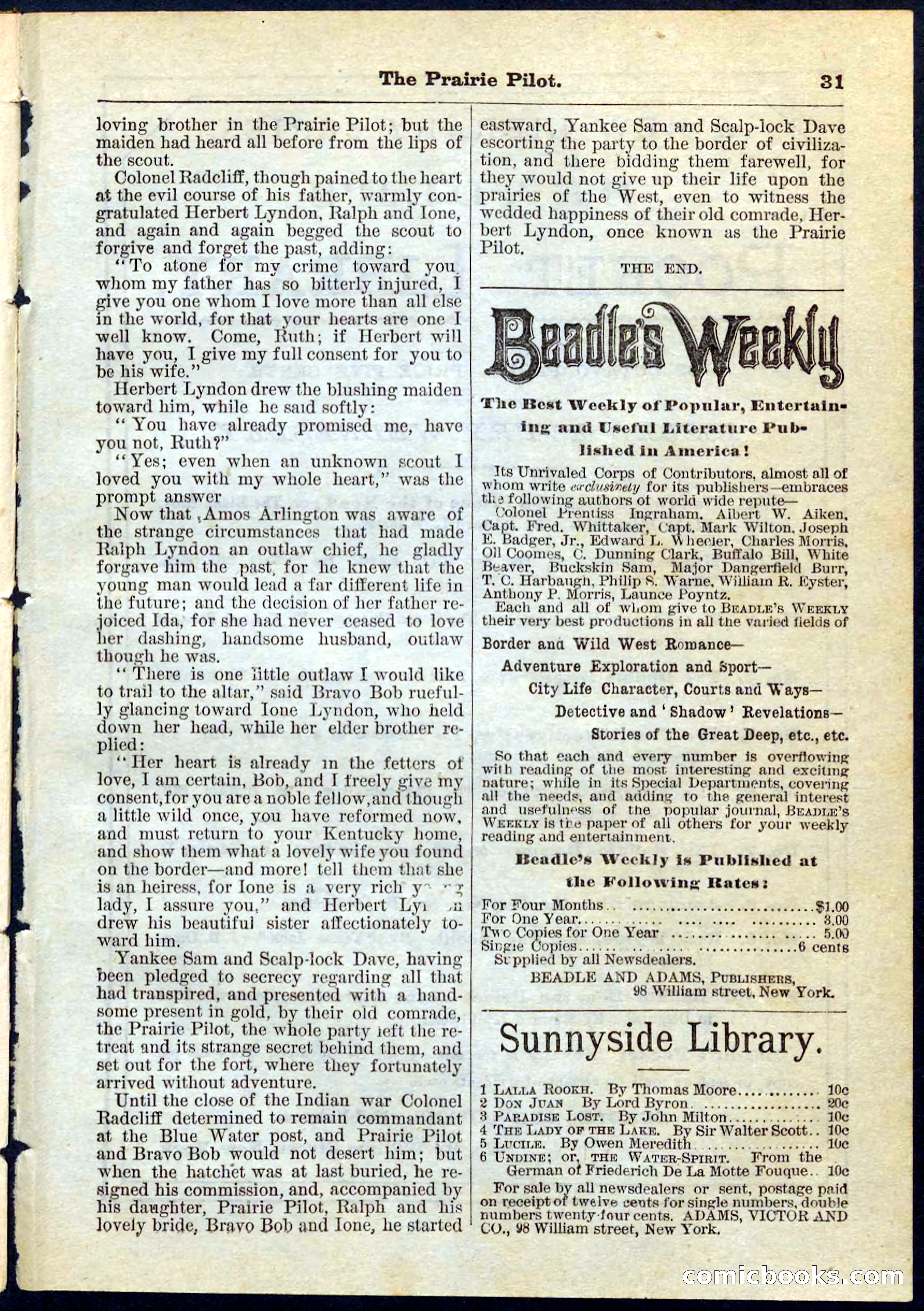 The Prairie Pilot; or, The Phantom Spy — page 31 of 32