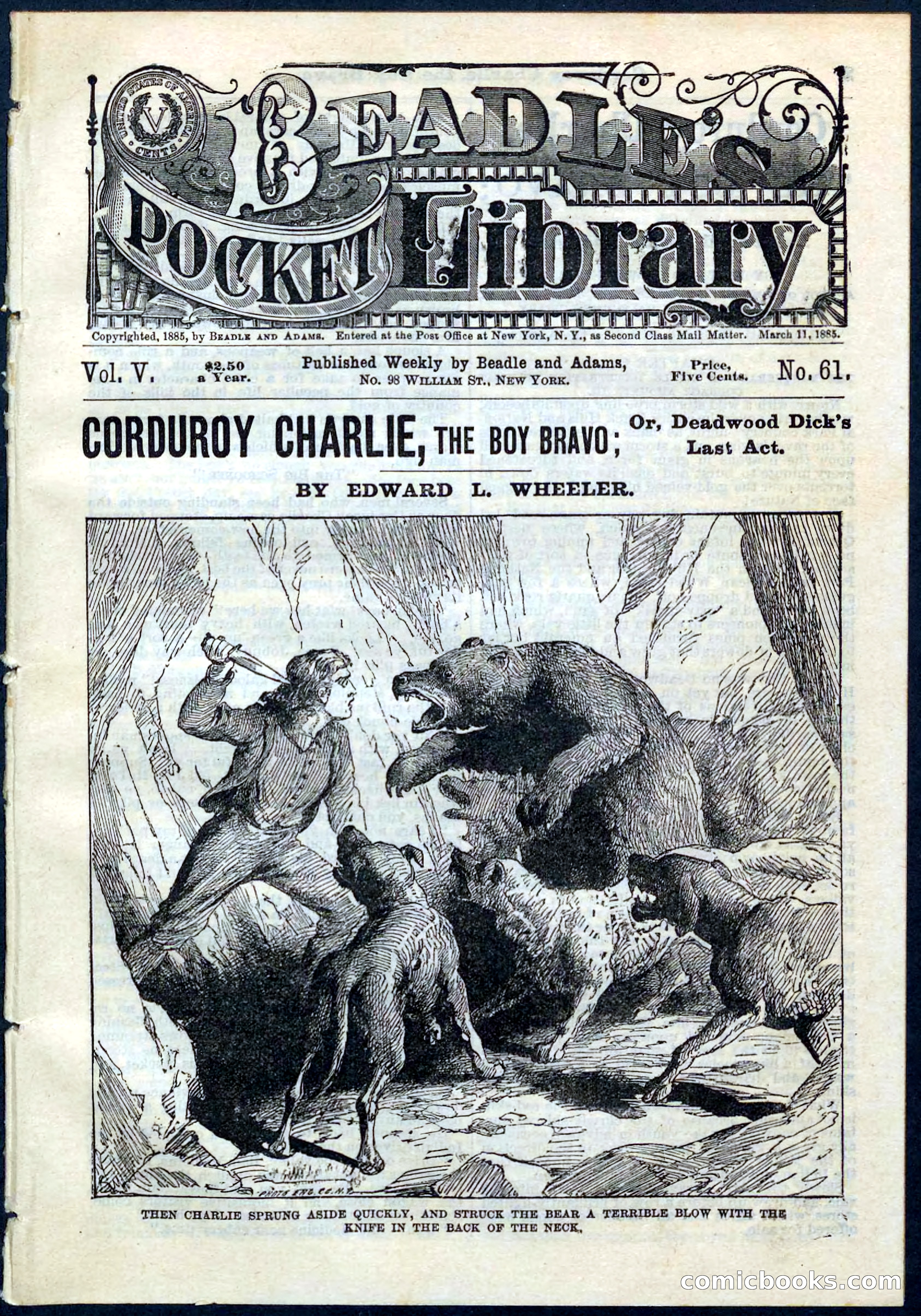 Beadle's Pocket Library No. 61