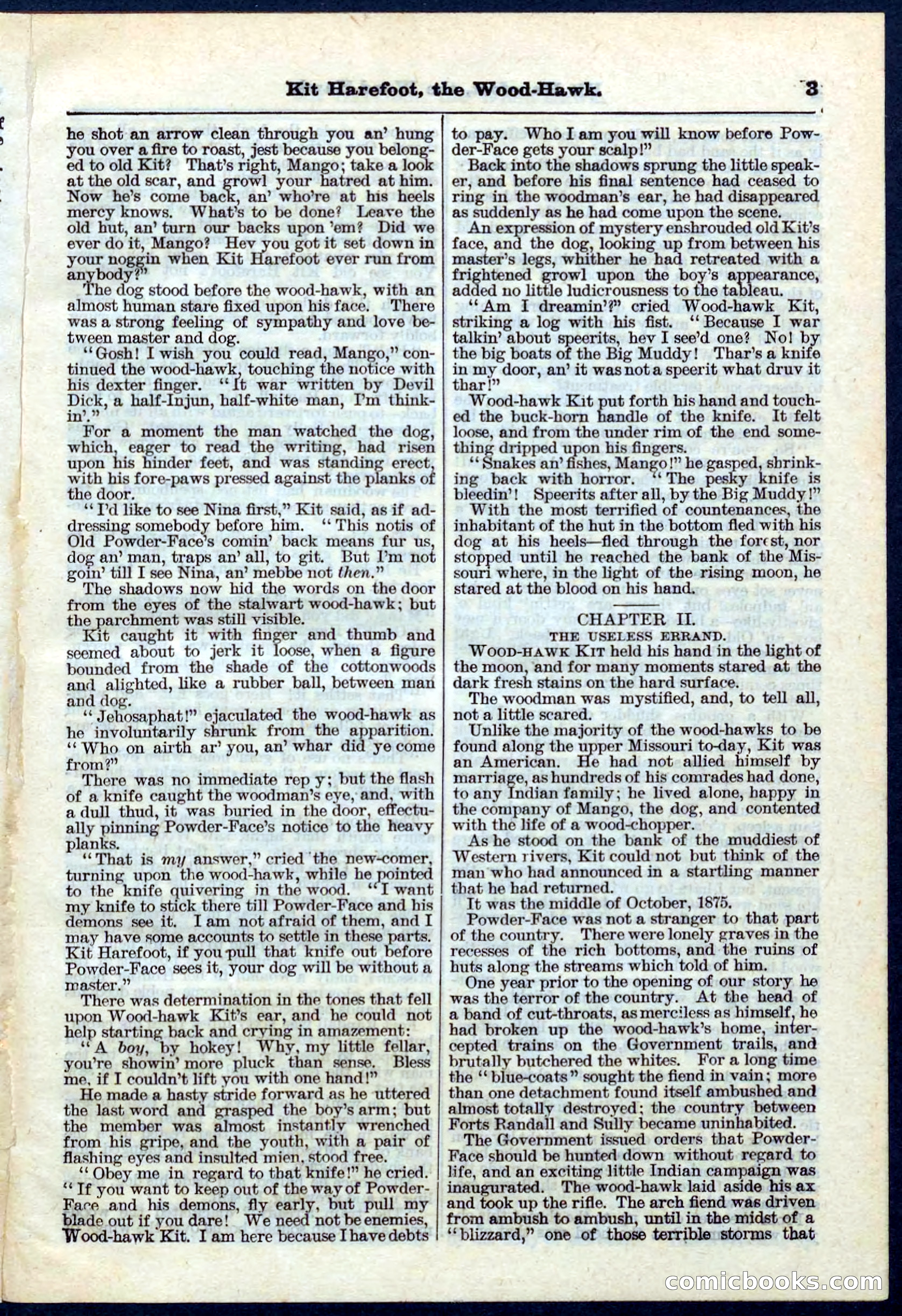 Kit Harefoot, the Wood-Hawk — page 3 of 32