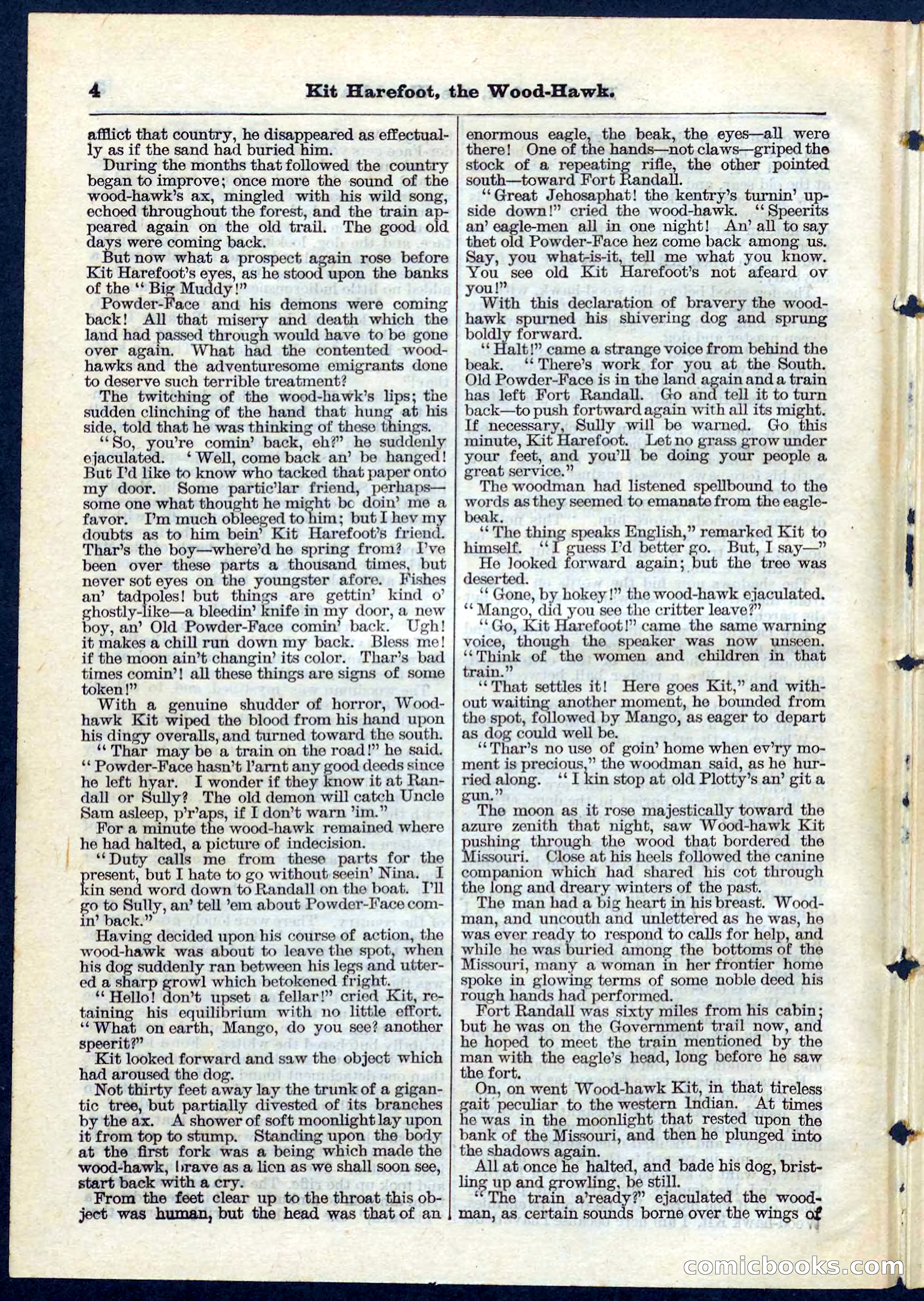 Kit Harefoot, the Wood-Hawk — page 4 of 32