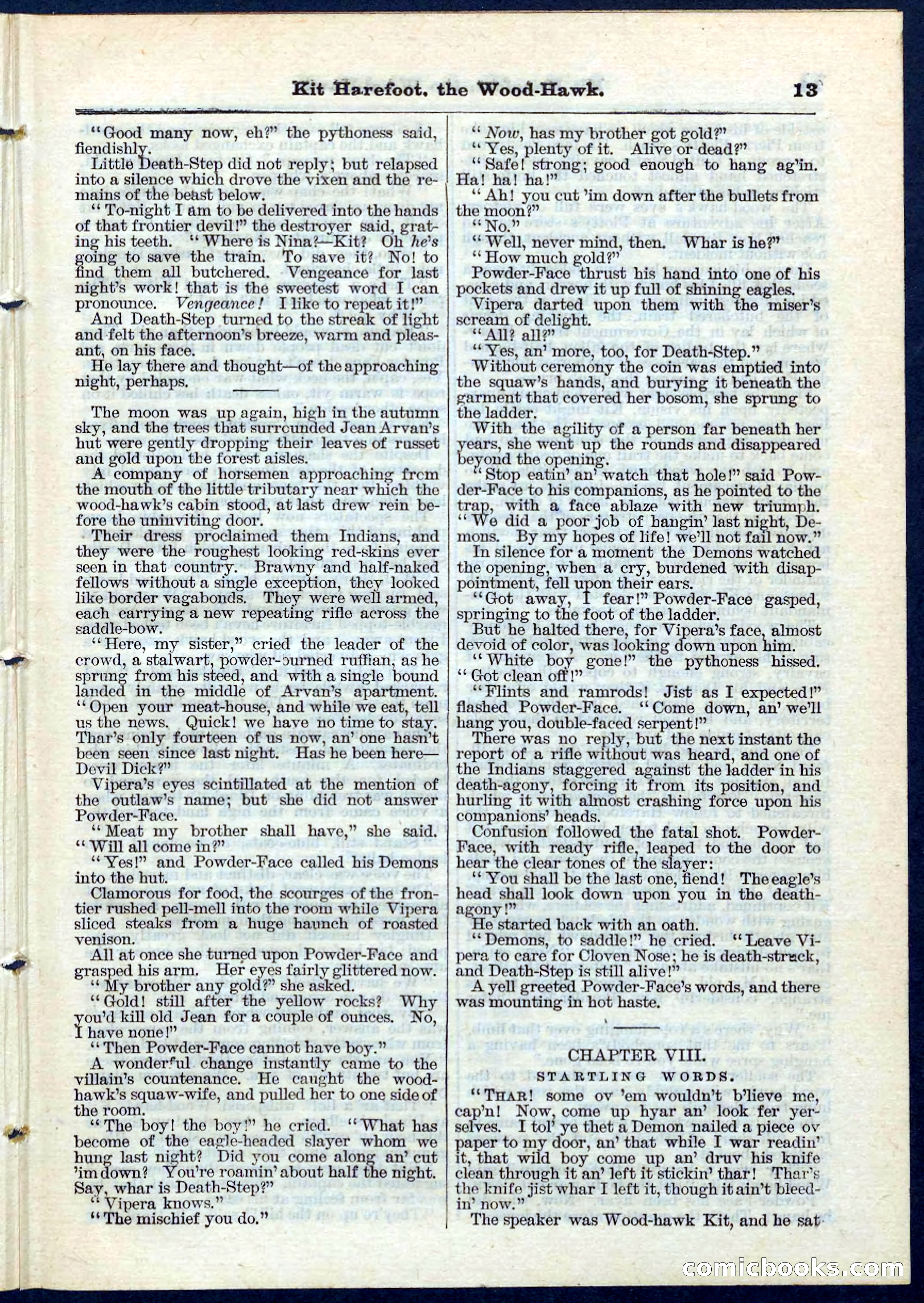 Kit Harefoot, the Wood-Hawk — page 13 of 32