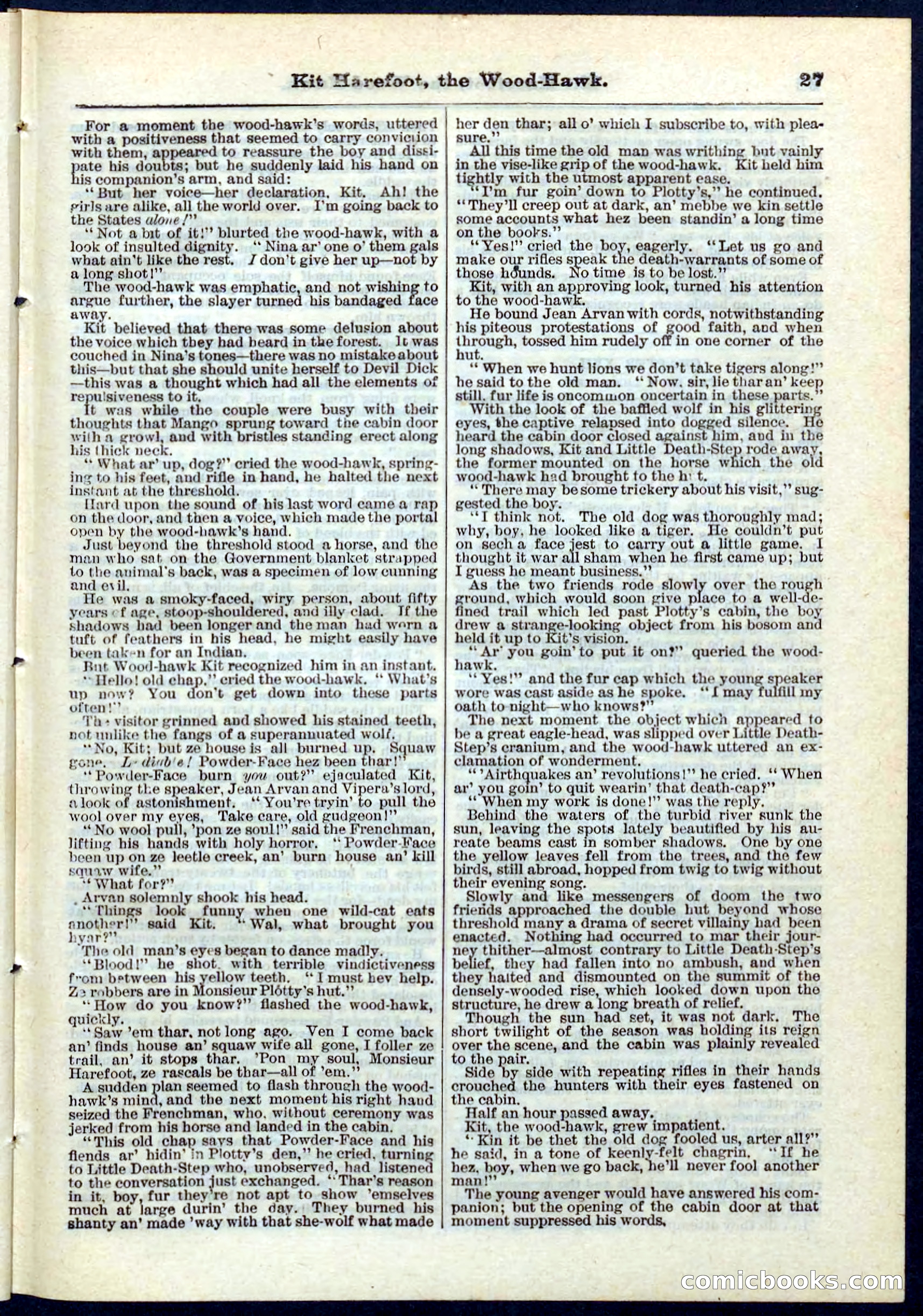 Kit Harefoot, the Wood-Hawk — page 27 of 32