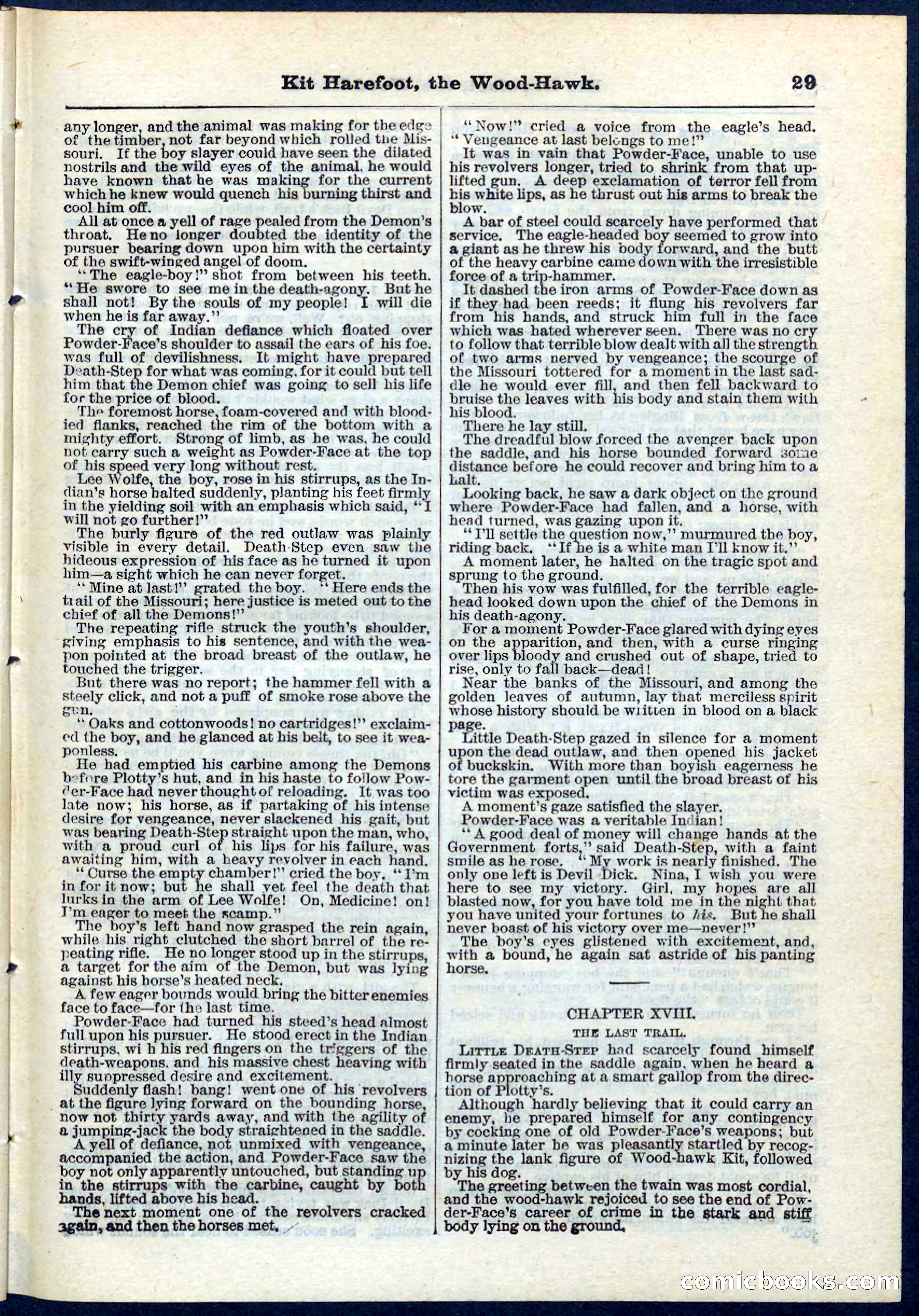 Kit Harefoot, the Wood-Hawk — page 29 of 32