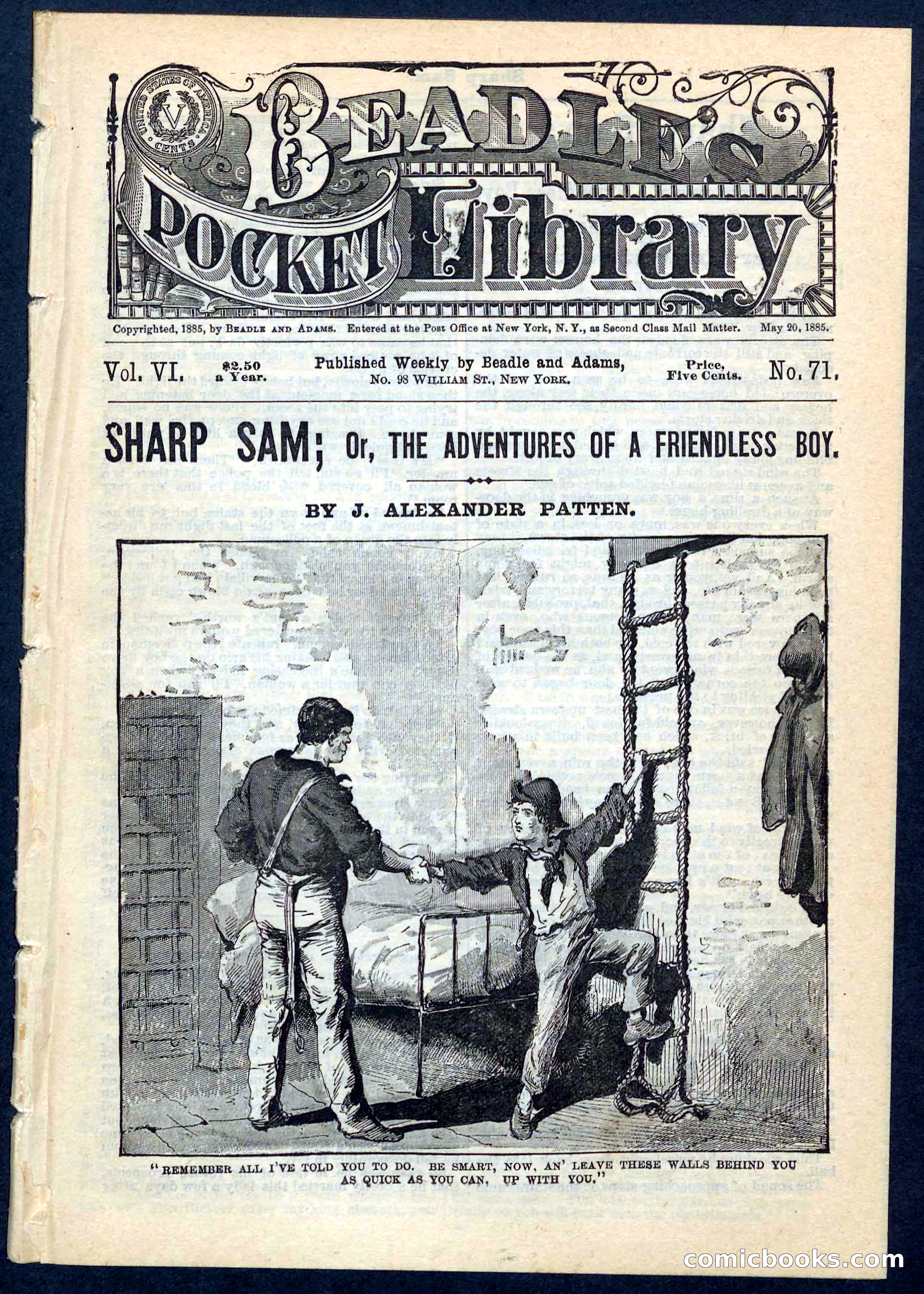 Beadle's Pocket Library No. 71