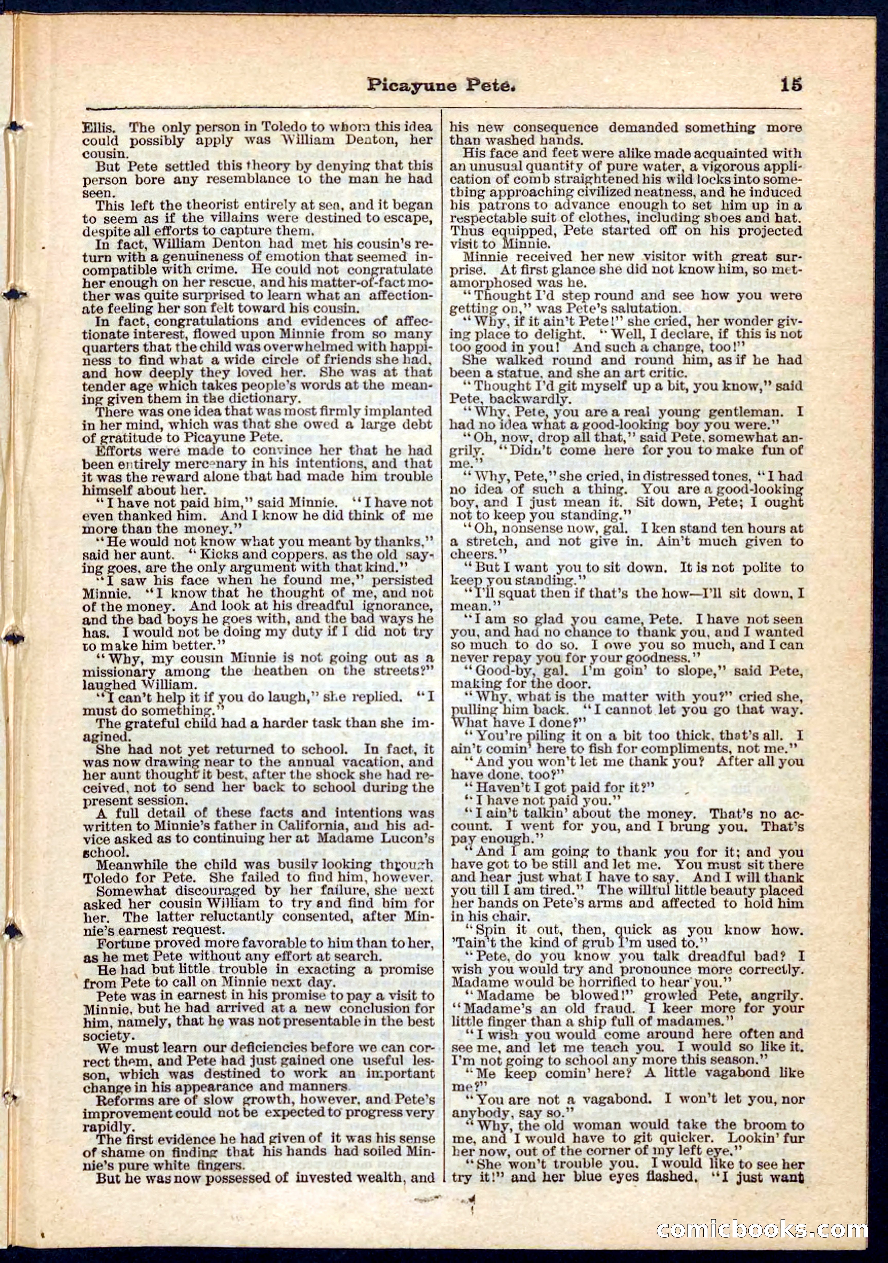 Beadle's Pocket Library No. 74 — page 15 of 32