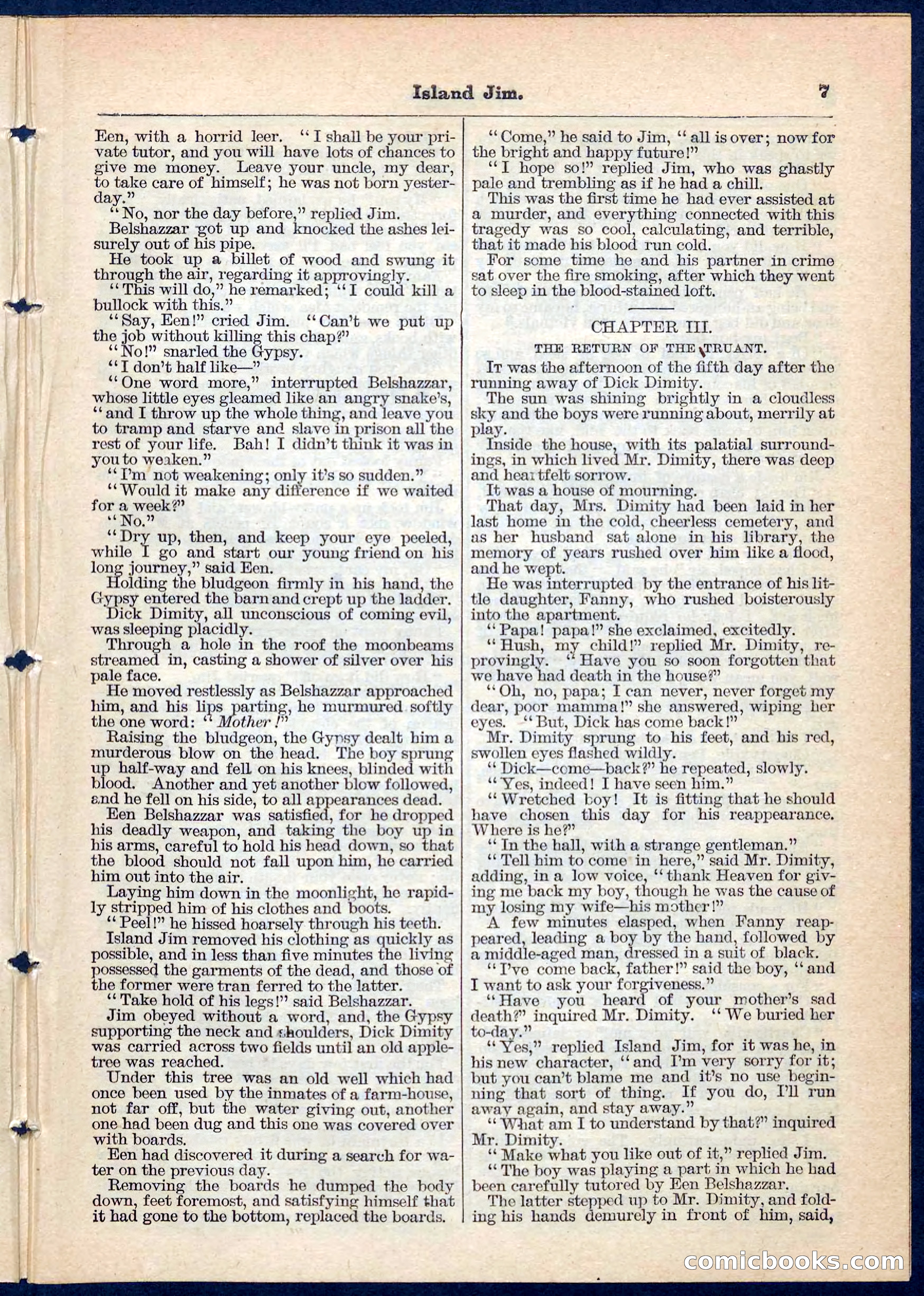 Island Jim; or, The Pet of the Family — page 7 of 32