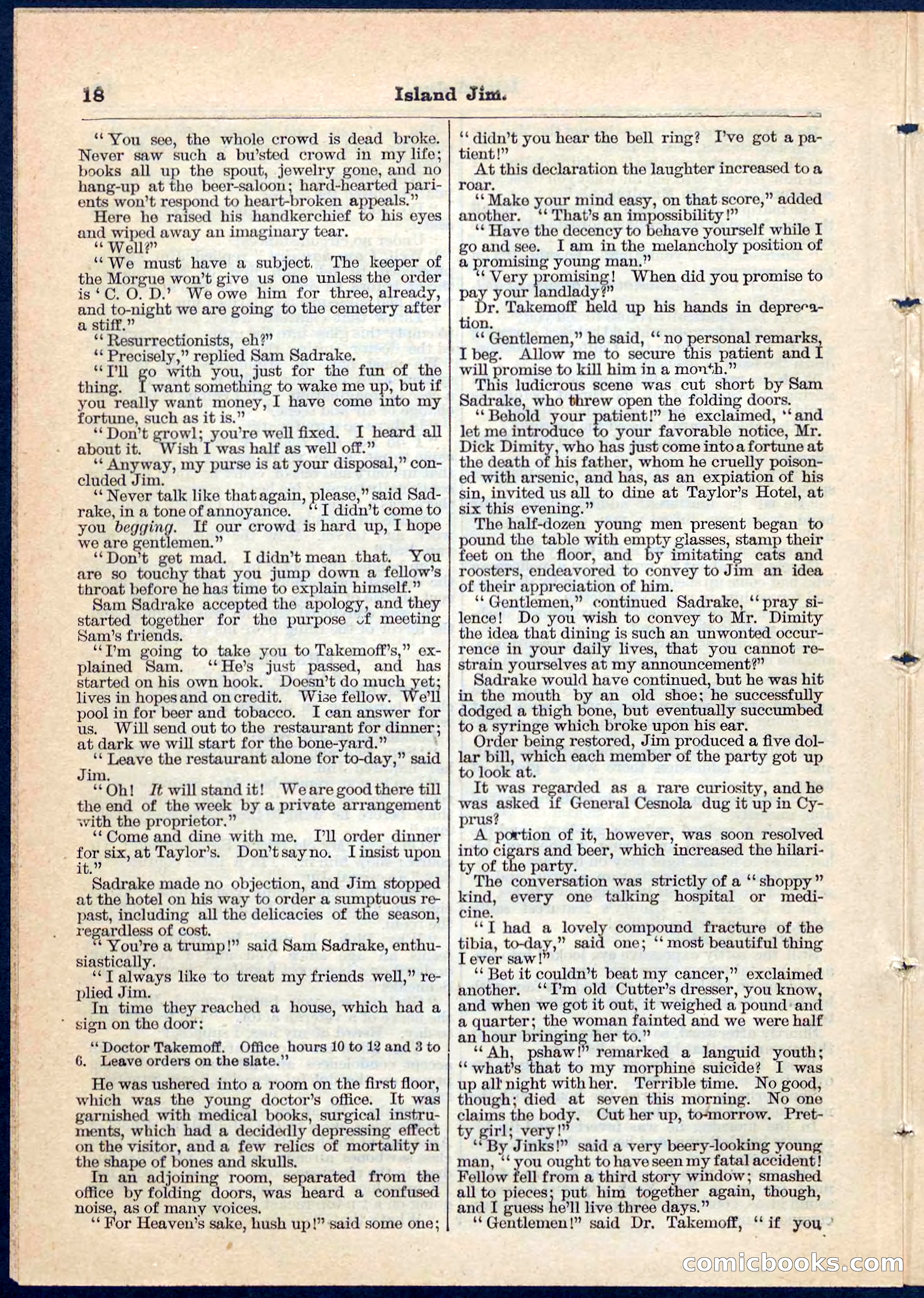 Island Jim; or, The Pet of the Family — page 18 of 32