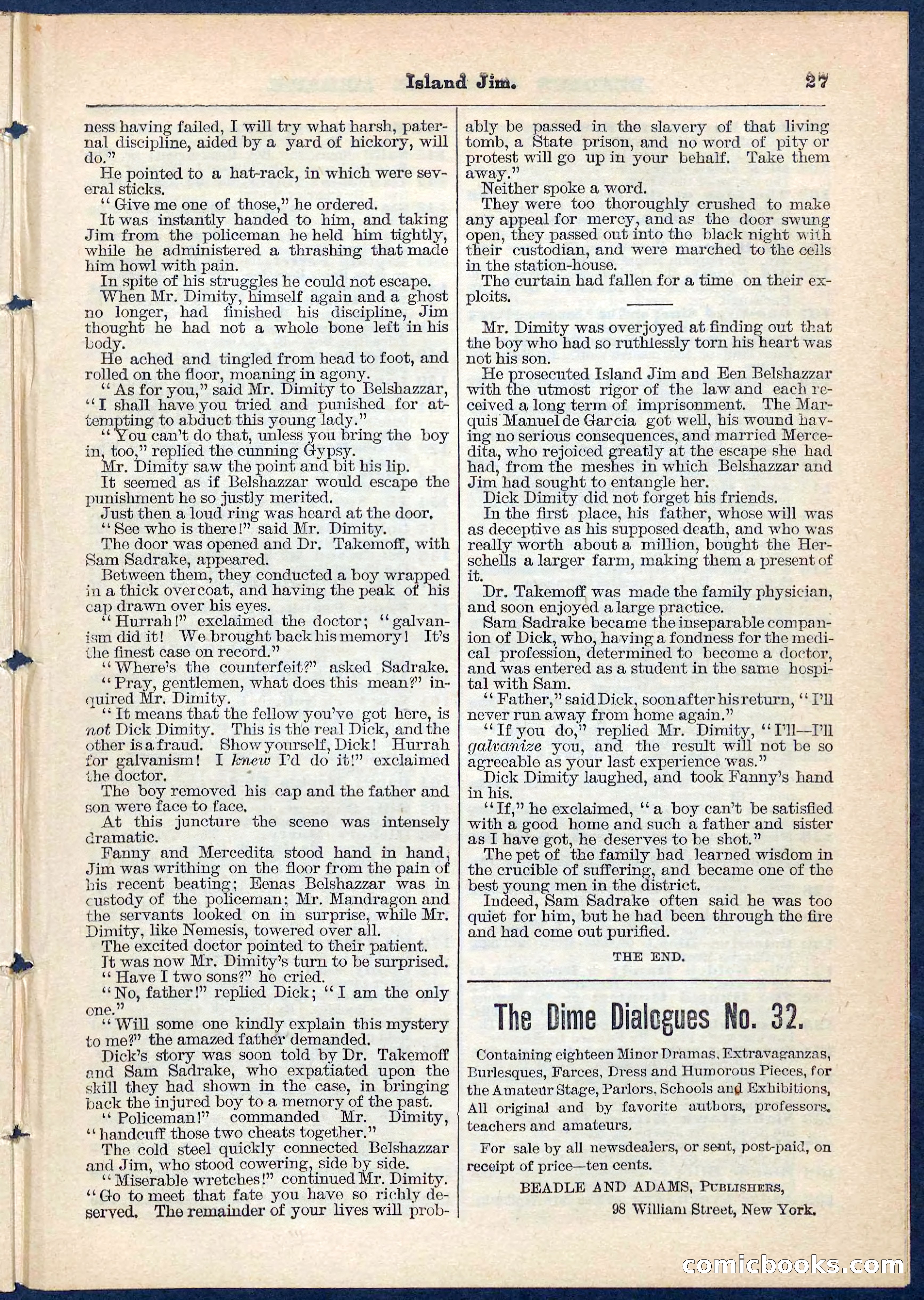 Island Jim; or, The Pet of the Family — page 27 of 32