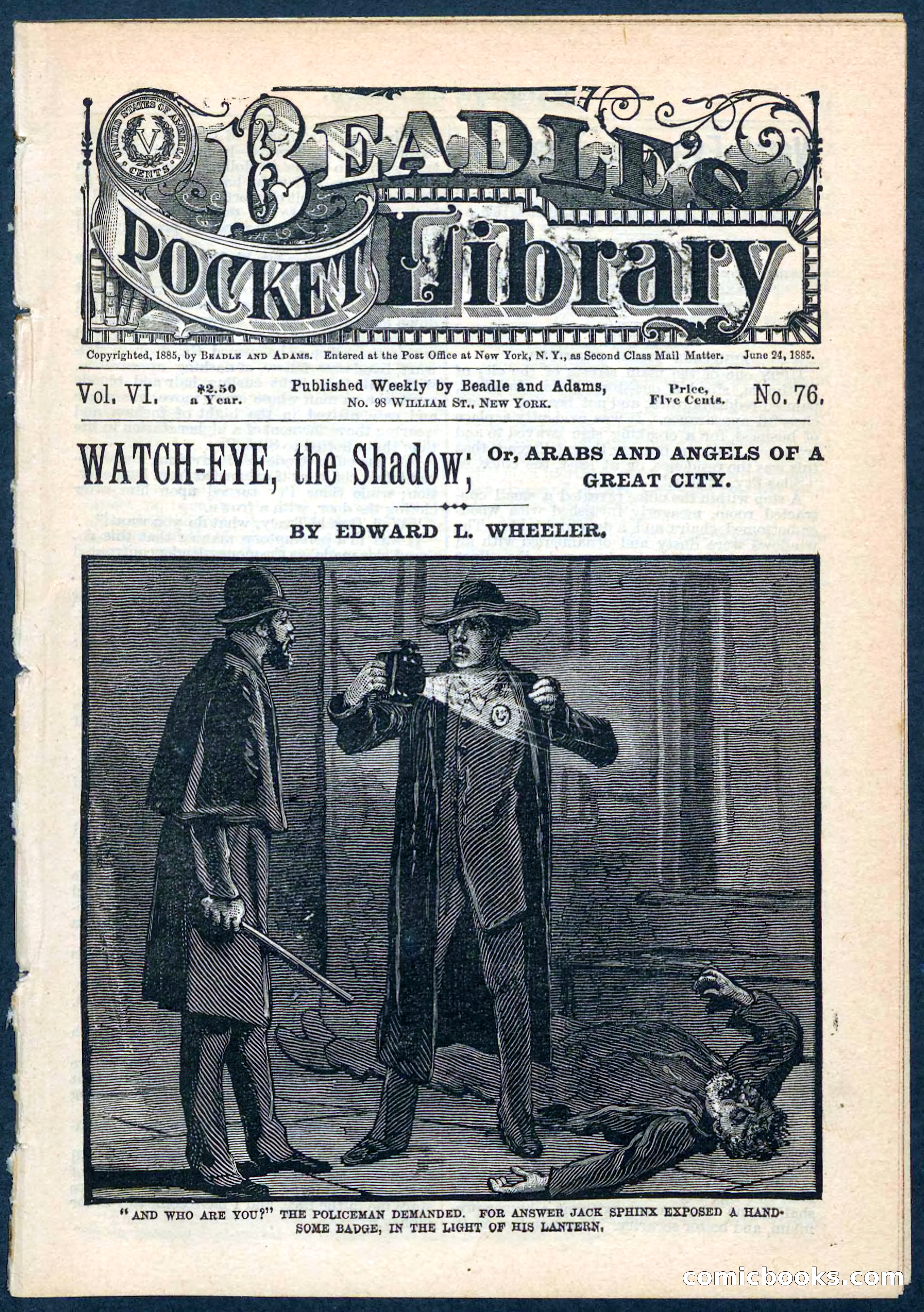 Beadle's Pocket Library No. 76