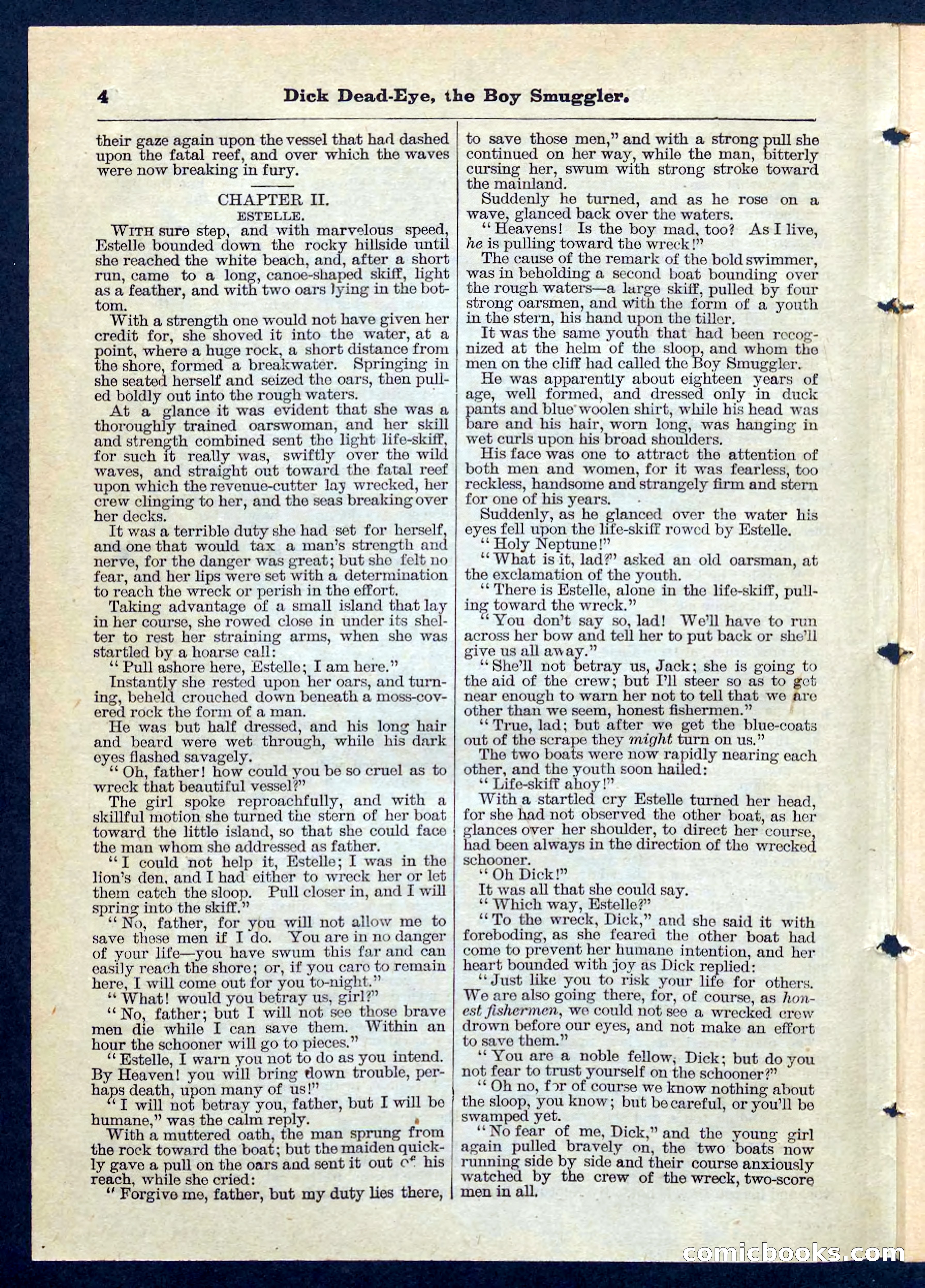 Dick Dead-Eye, the Boy Smuggler — page 4 of 32