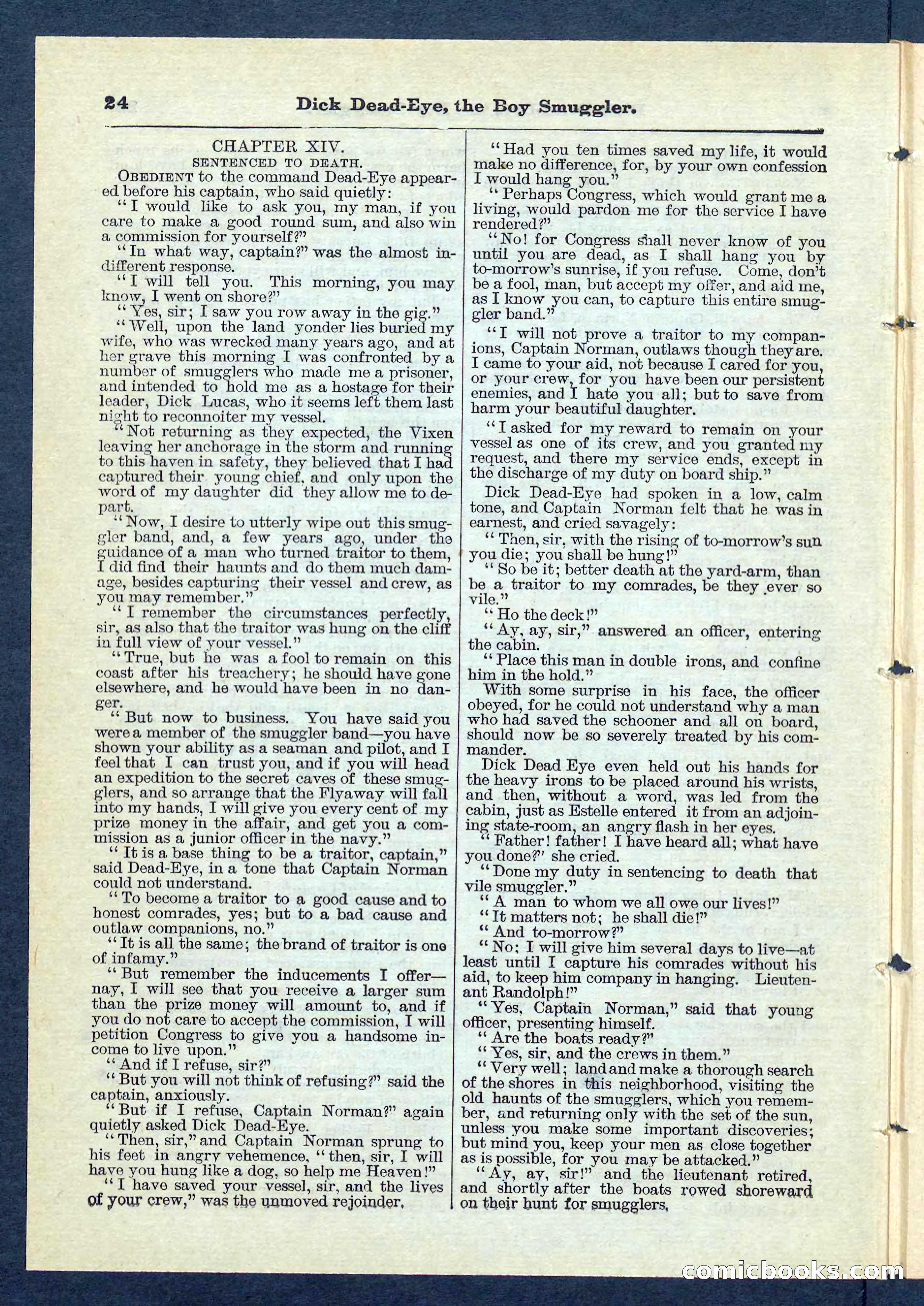 Dick Dead-Eye, the Boy Smuggler — page 24 of 32