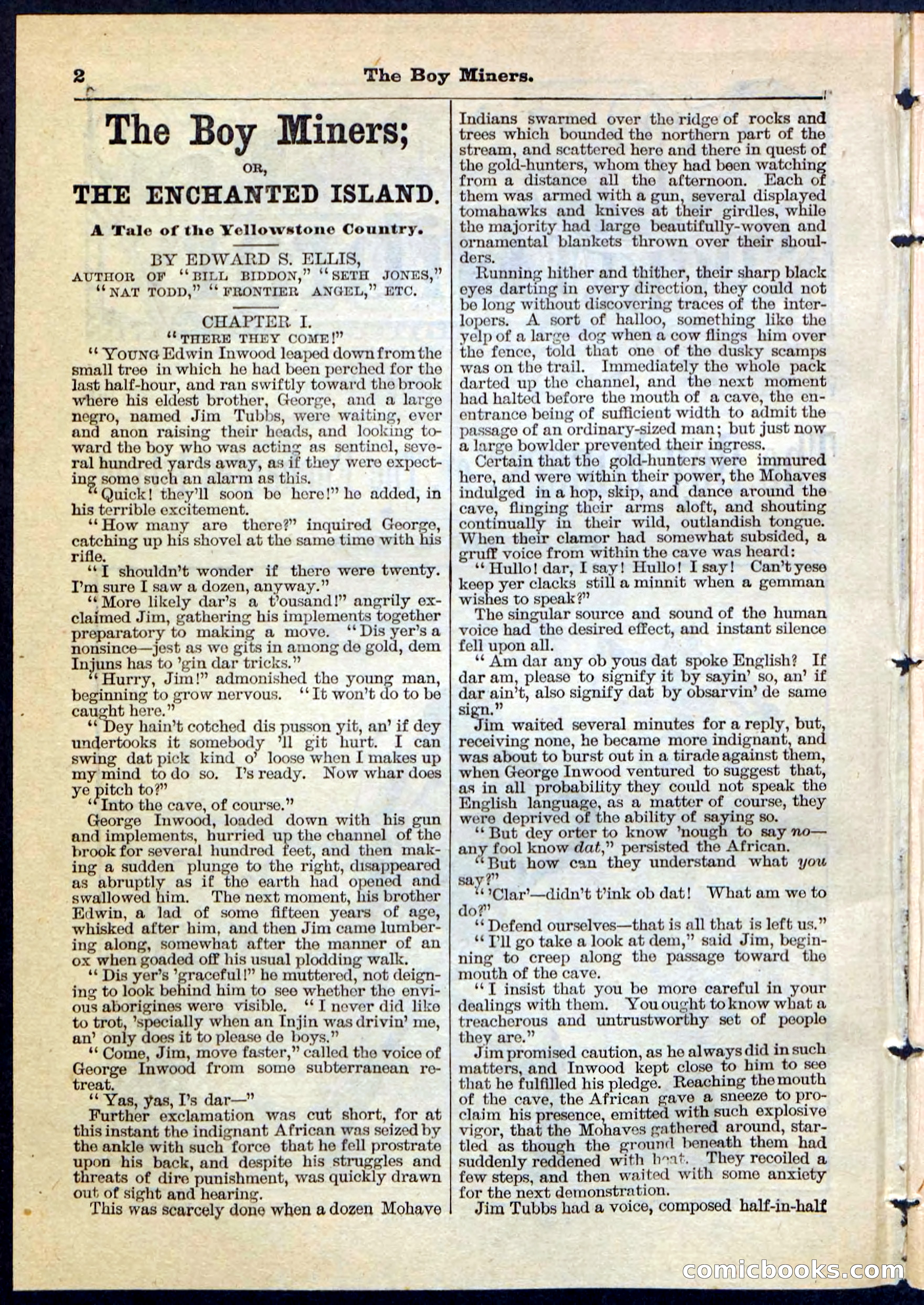 The Boy Miners; or, The Enchanted Island — page 2 of 32