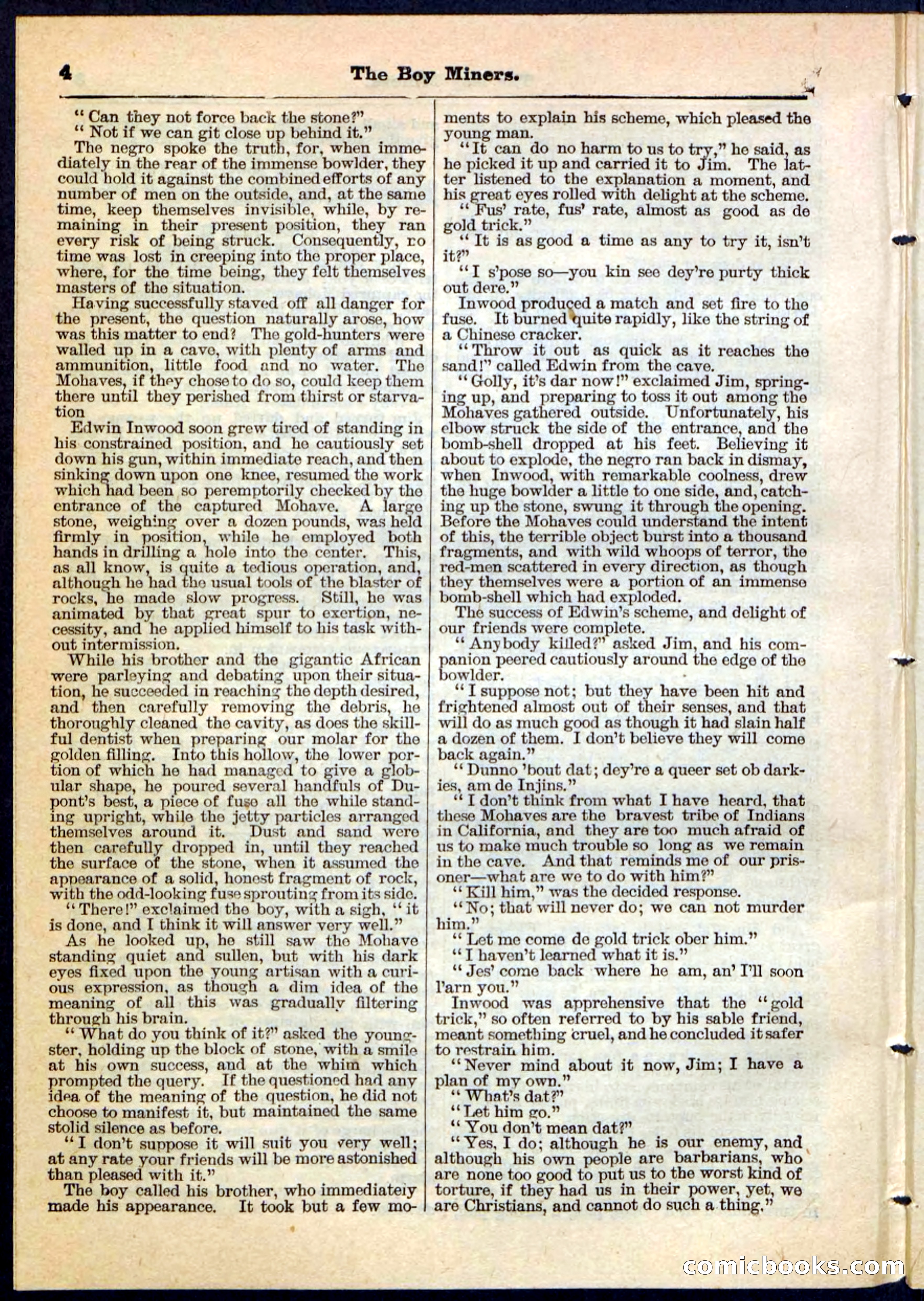 The Boy Miners; or, The Enchanted Island — page 4 of 32