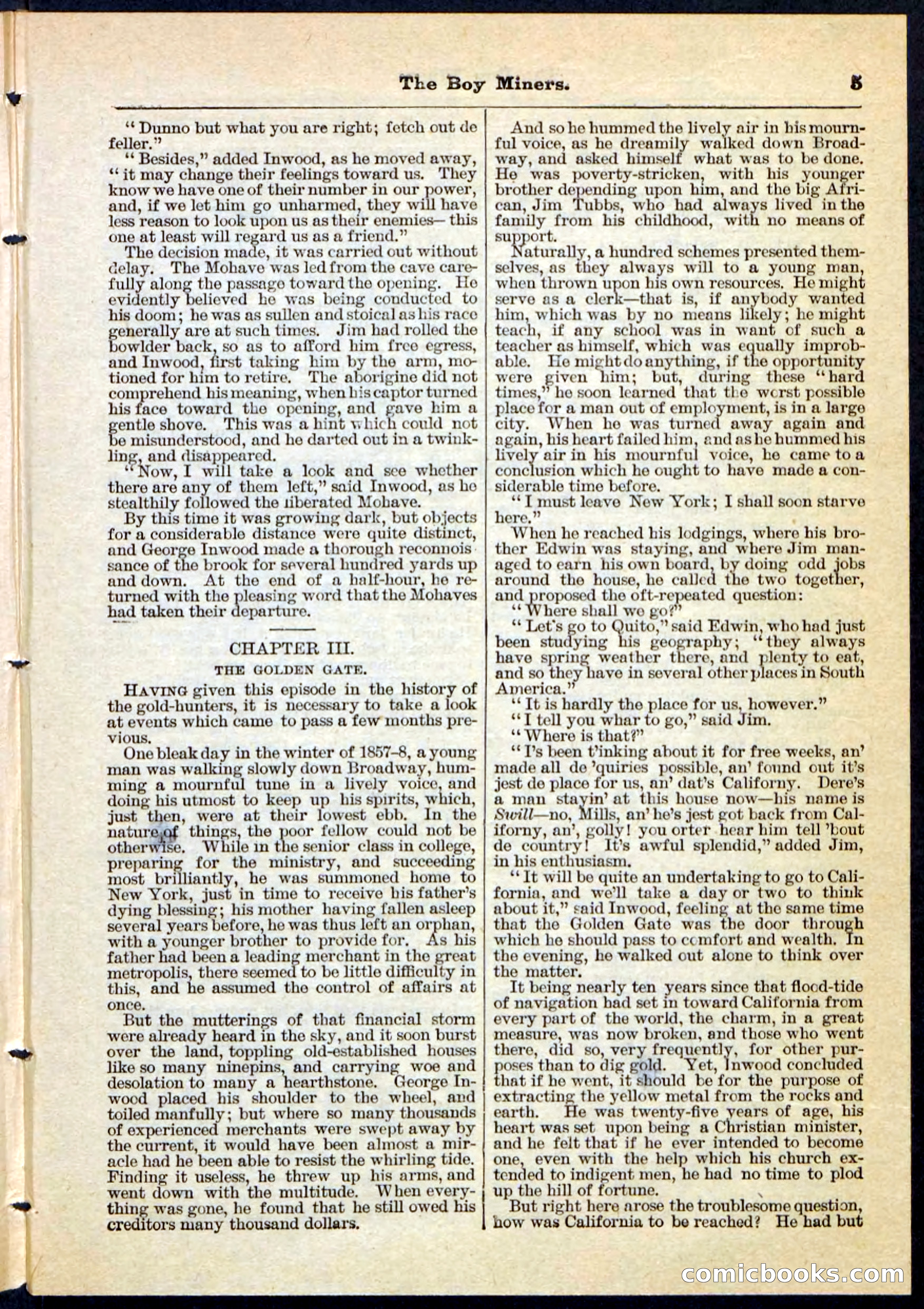 The Boy Miners; or, The Enchanted Island — page 5 of 32