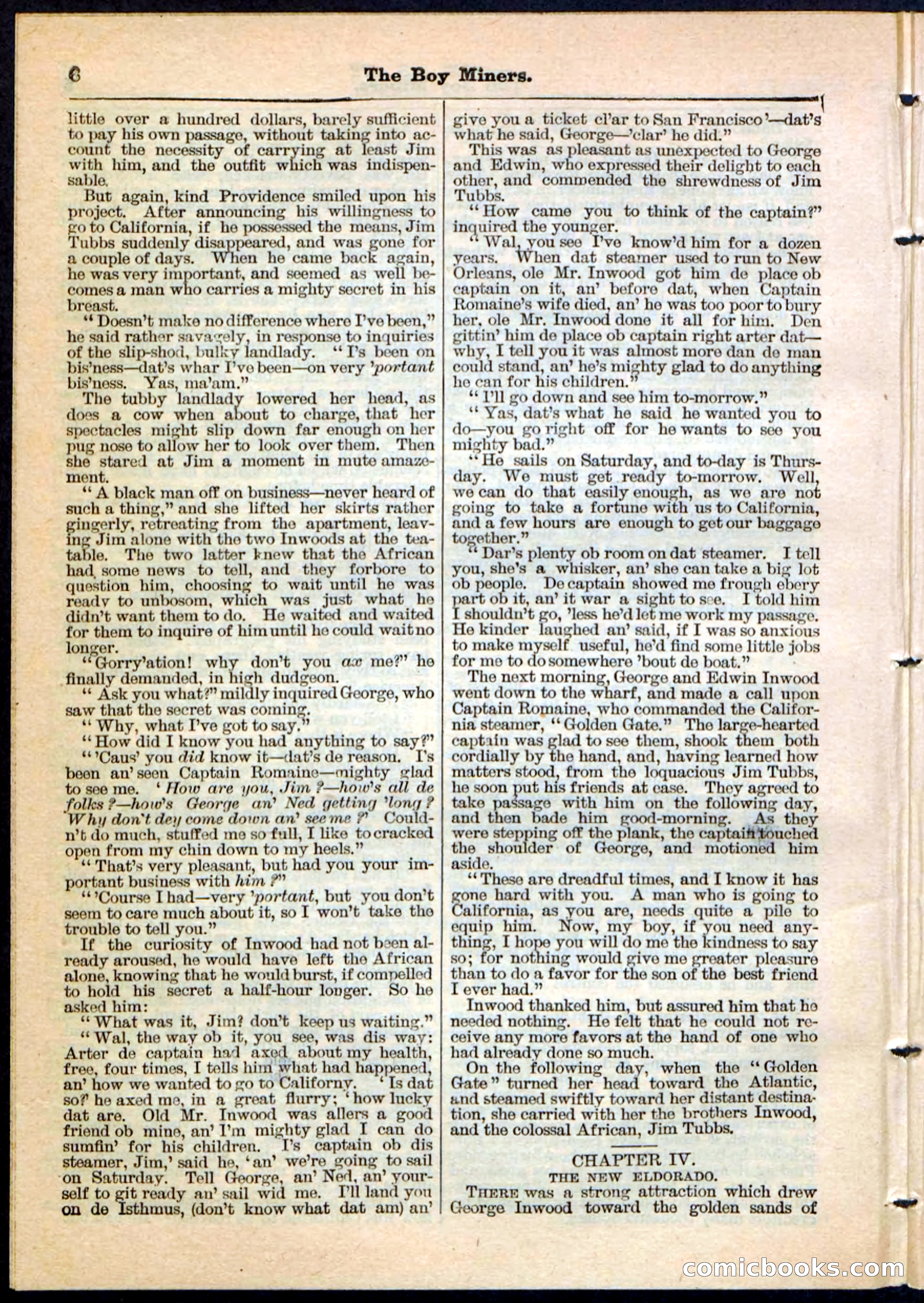 The Boy Miners; or, The Enchanted Island — page 6 of 32