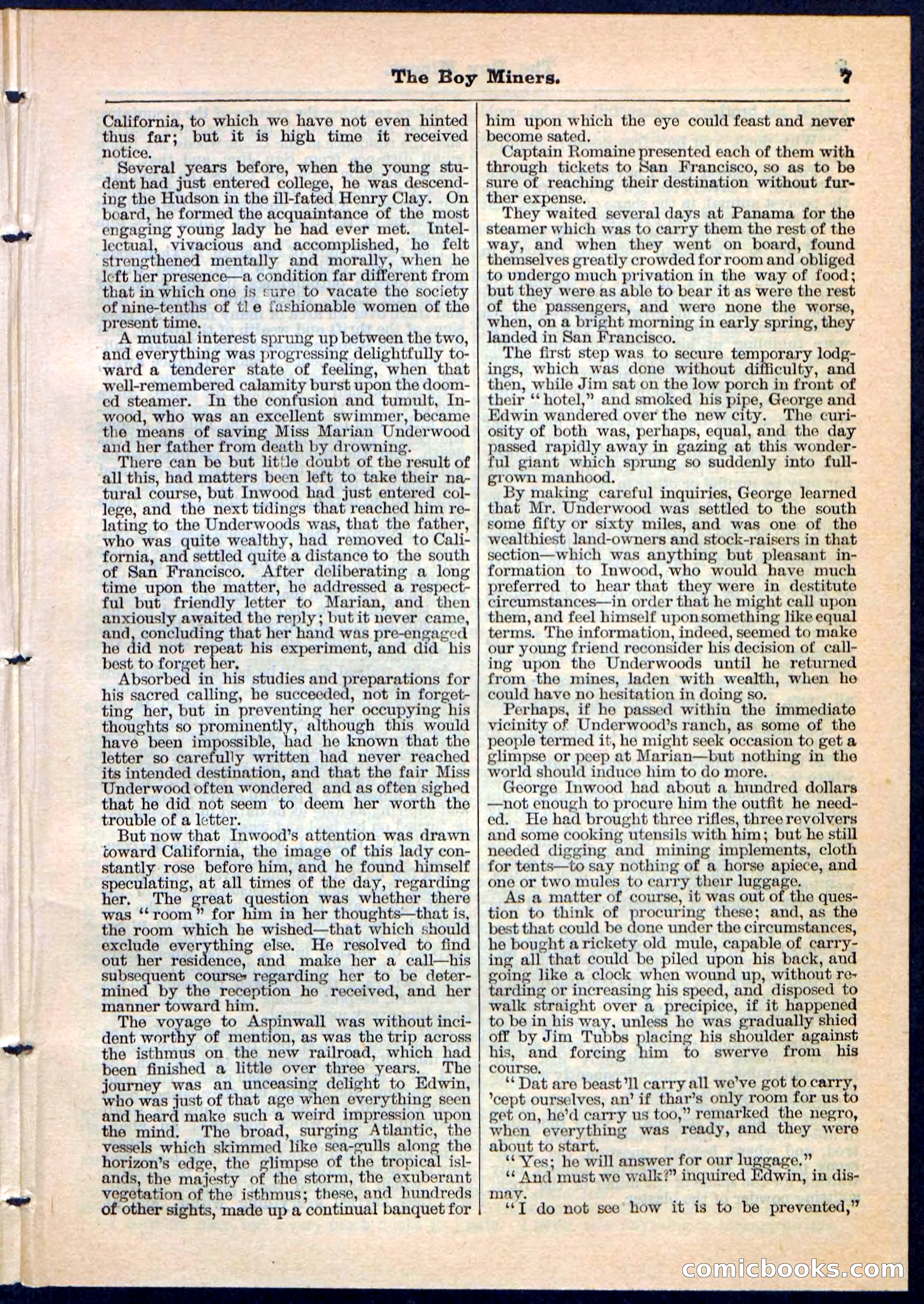 The Boy Miners; or, The Enchanted Island — page 7 of 32