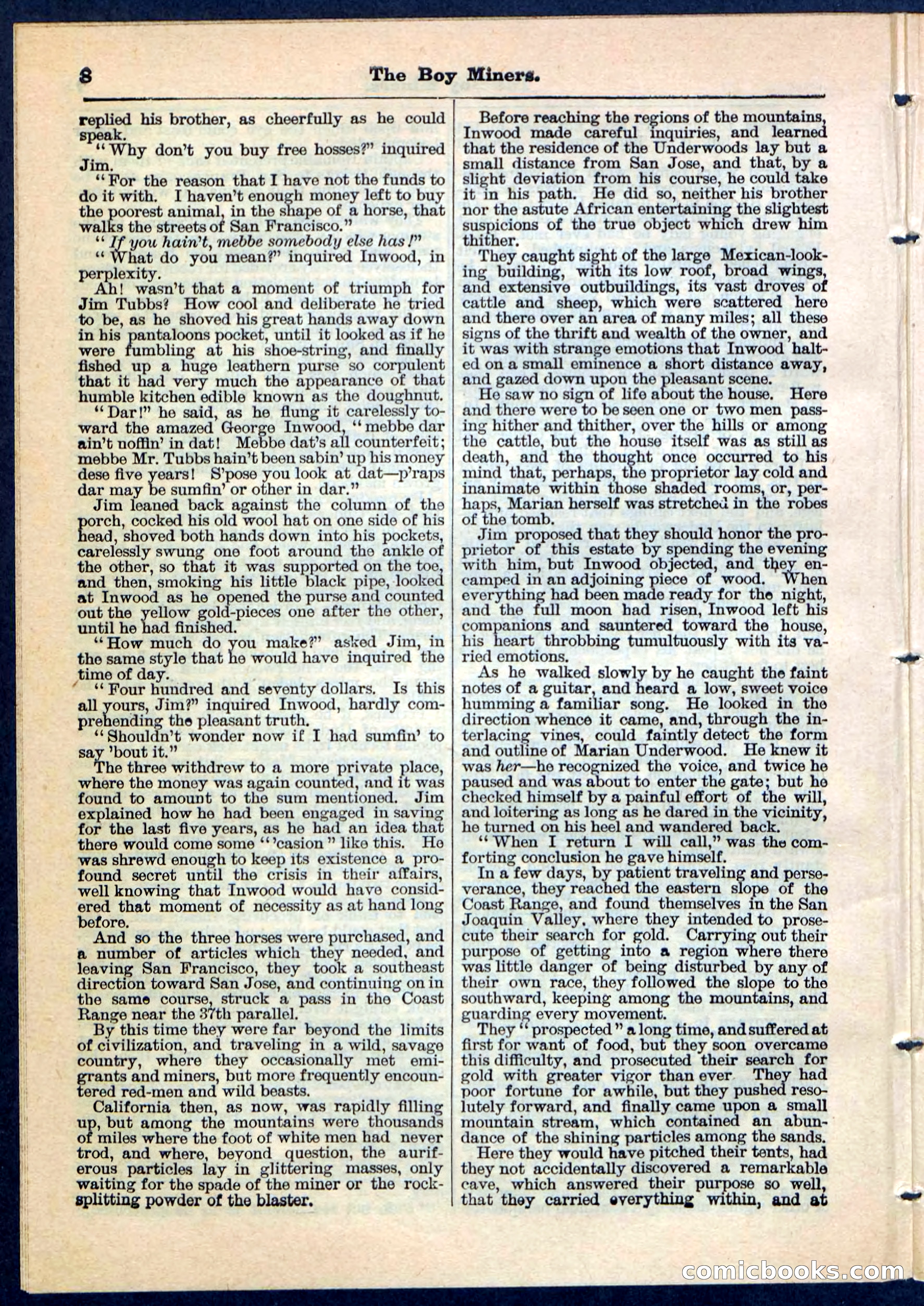 The Boy Miners; or, The Enchanted Island — page 8 of 32