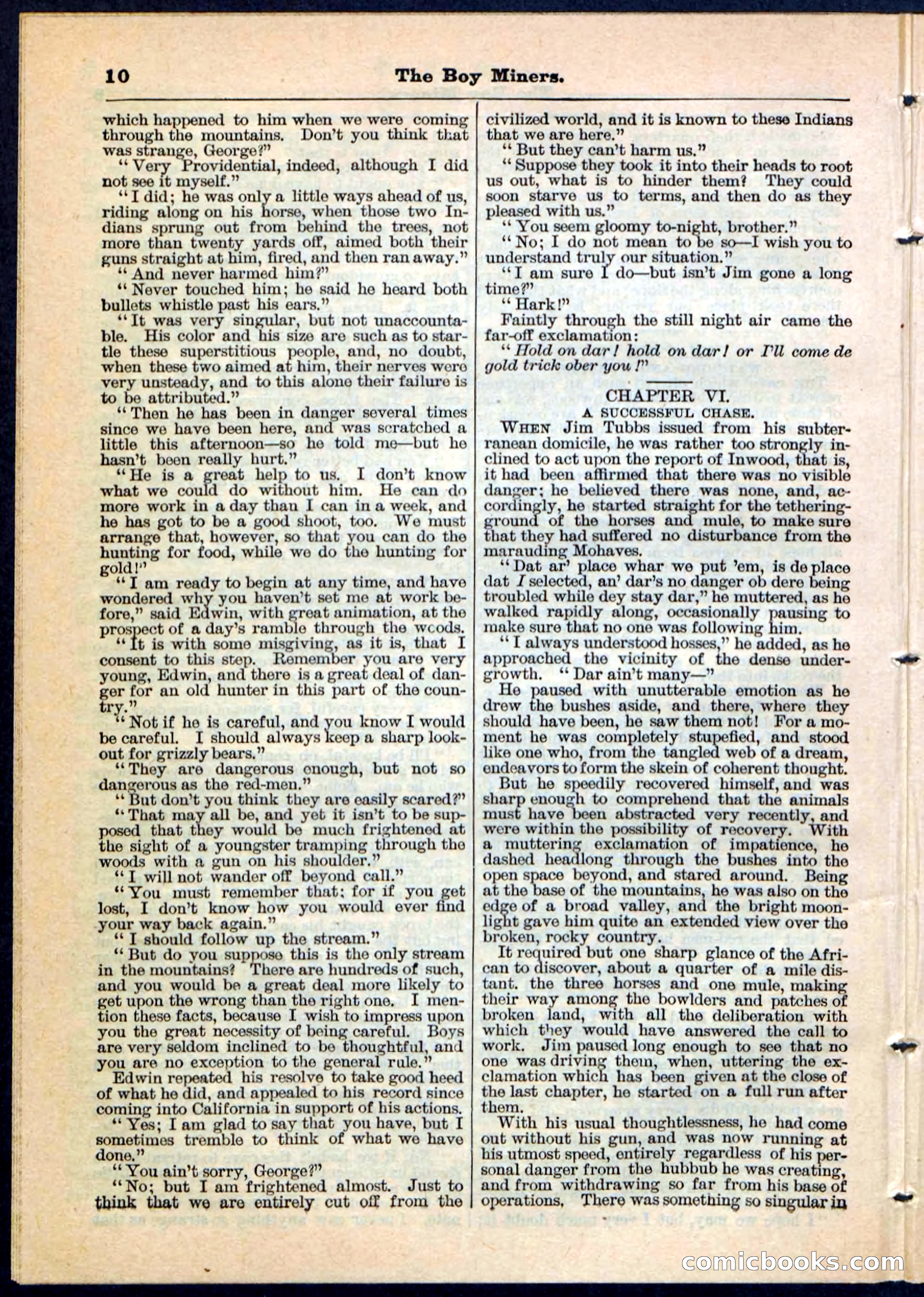 The Boy Miners; or, The Enchanted Island — page 10 of 32