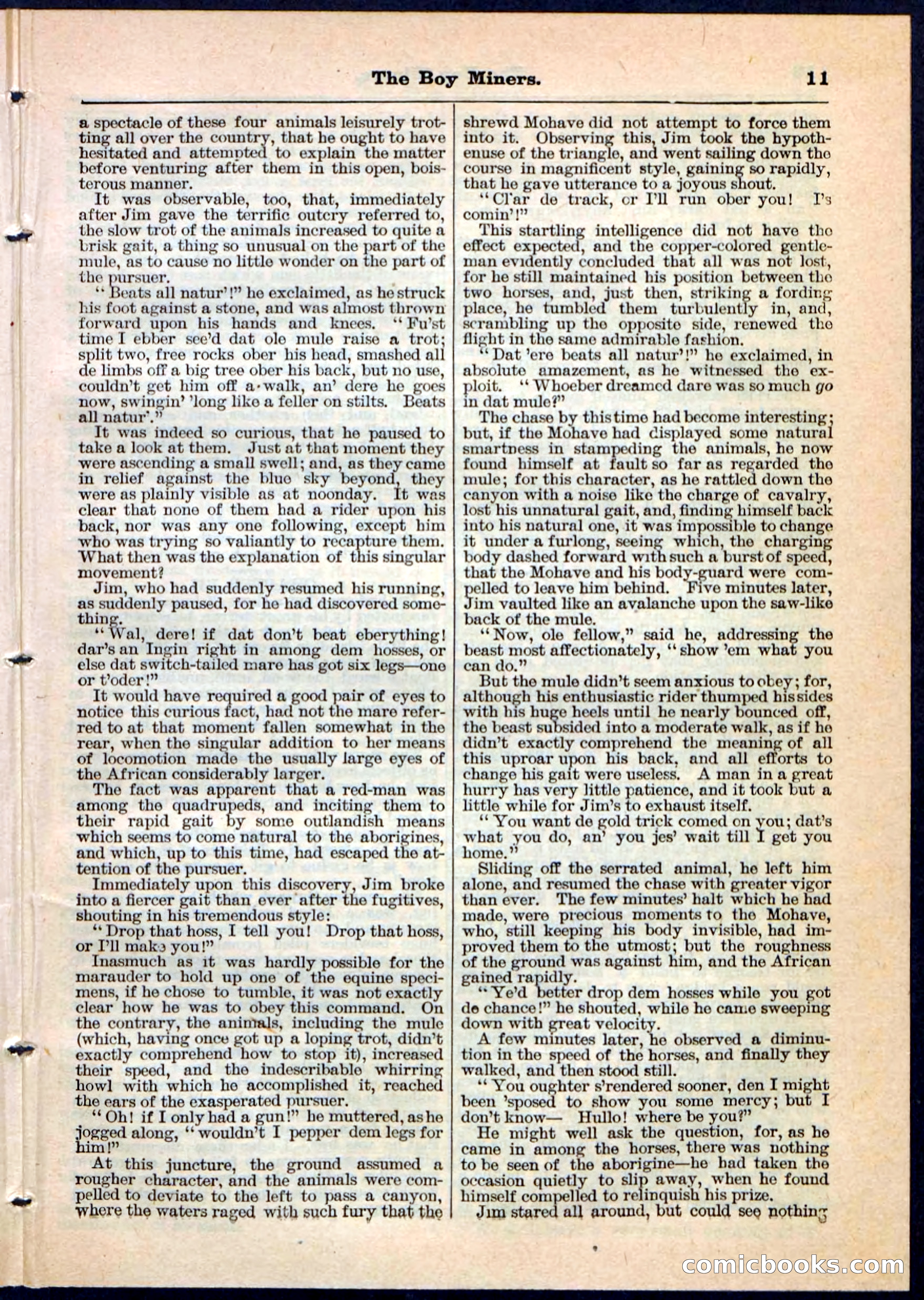 The Boy Miners; or, The Enchanted Island — page 11 of 32