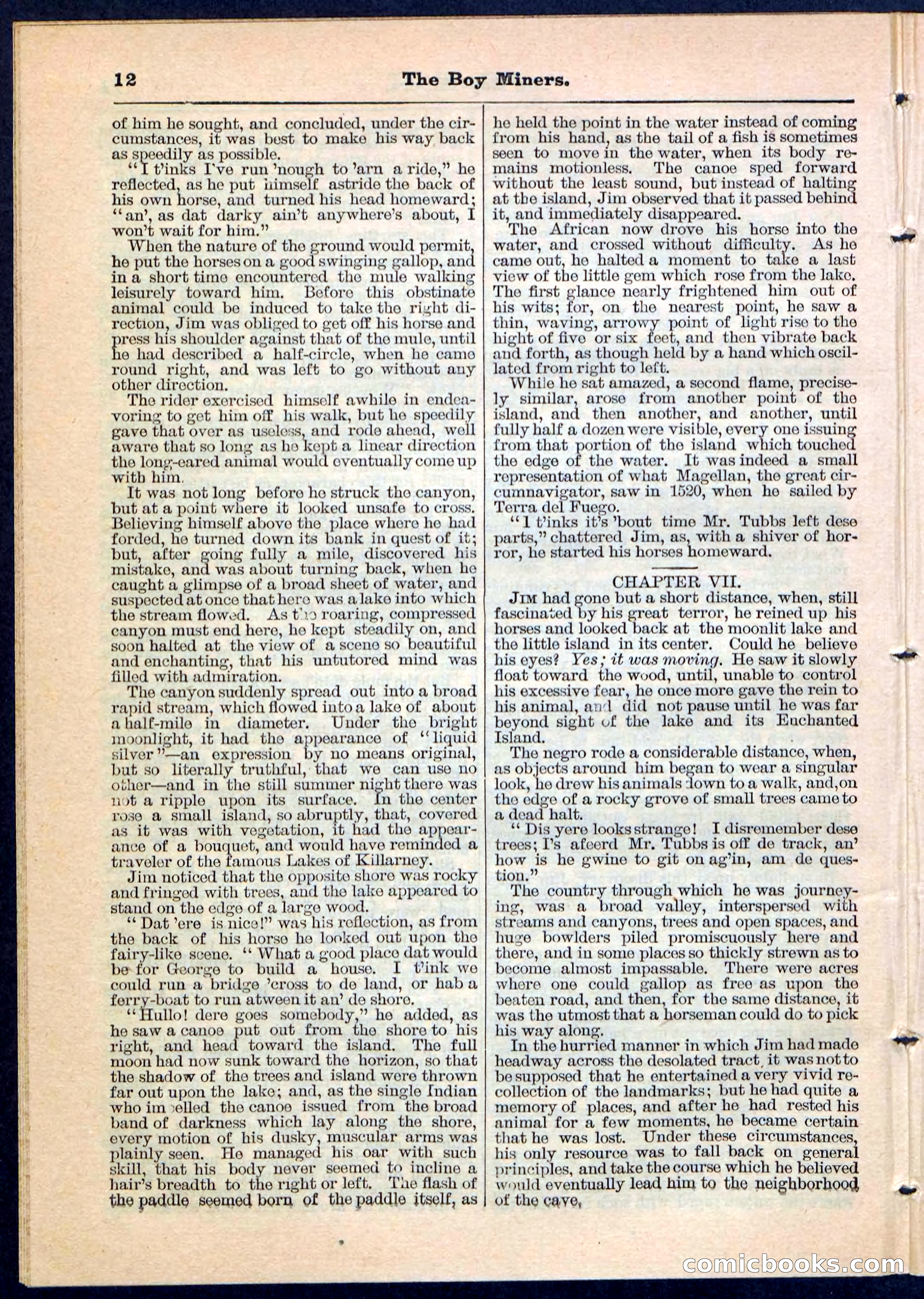 The Boy Miners; or, The Enchanted Island — page 12 of 32