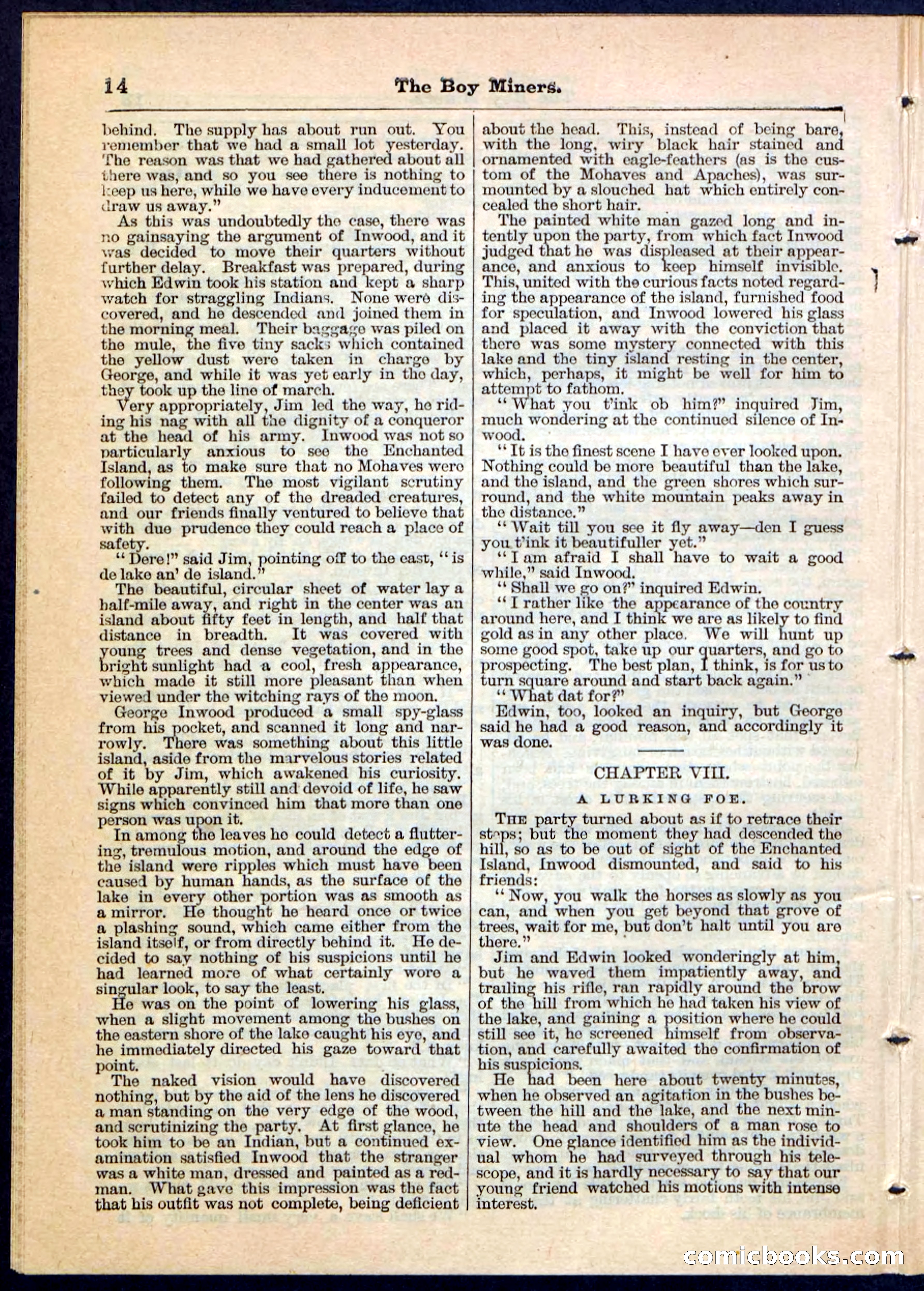The Boy Miners; or, The Enchanted Island — page 14 of 32