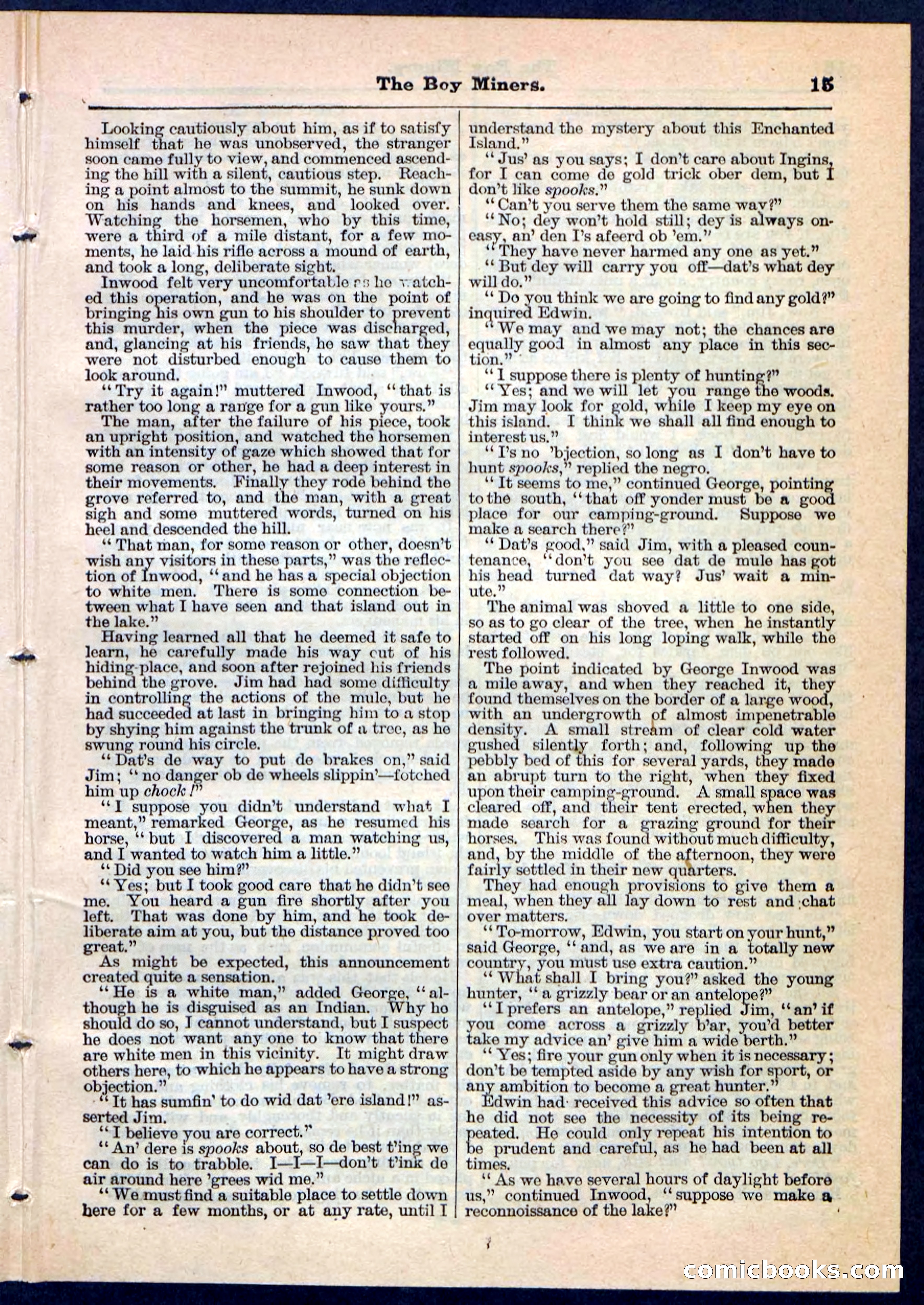 The Boy Miners; or, The Enchanted Island — page 15 of 32